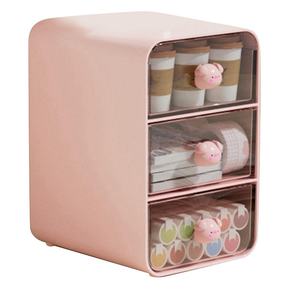 3X(3 Tiers Makeup Organizer Holder Storage Box -B N7F8)1399