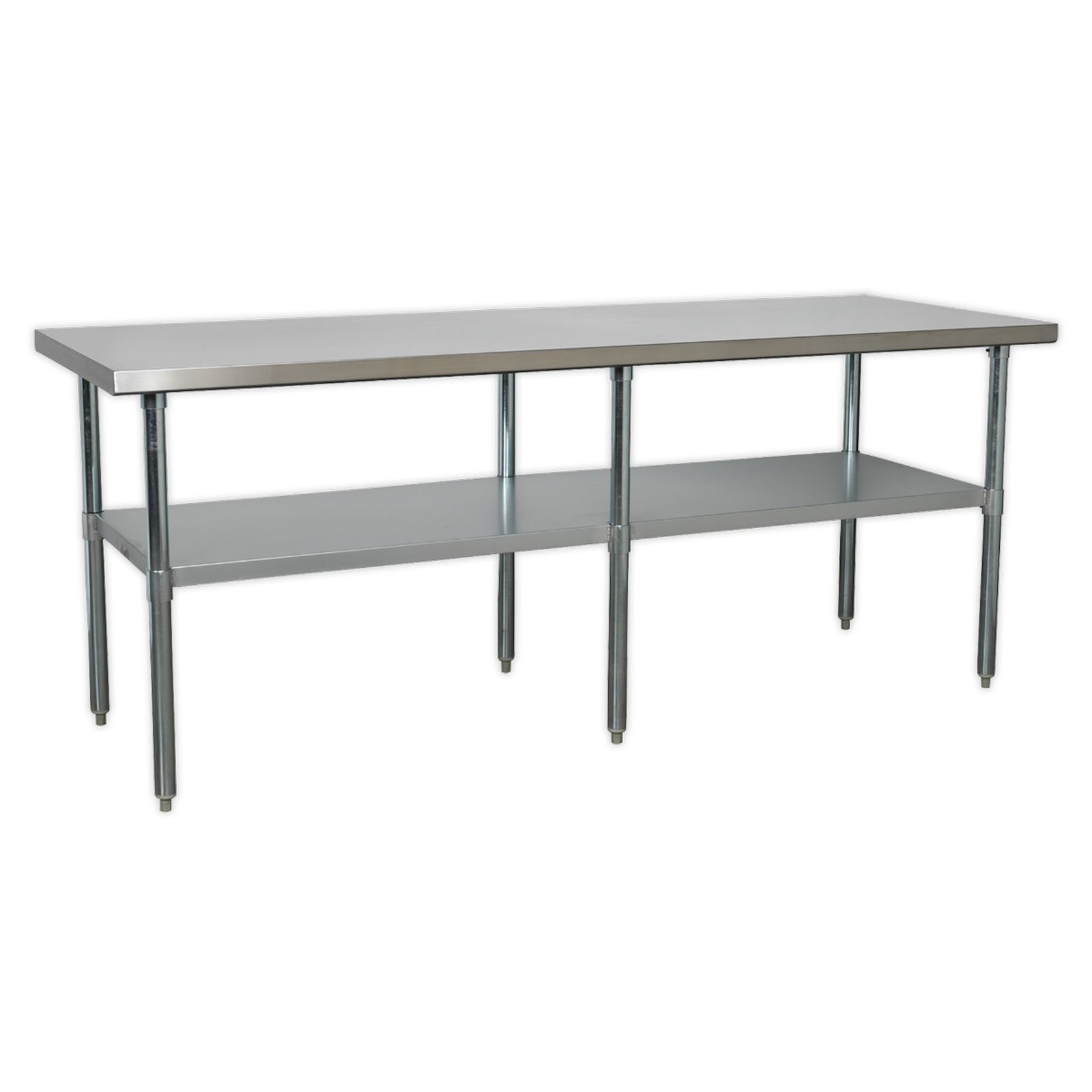 1x Sealey 2.1m Stainless Steel Workbench - AP2184SS