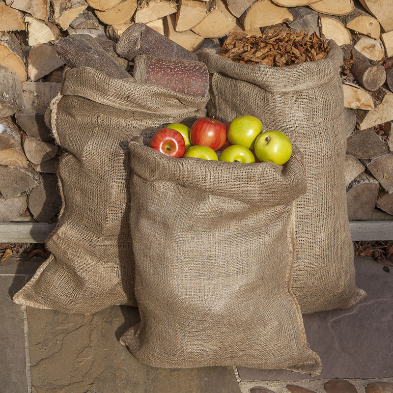 Hessian Sacks, 10 x Durable Reusable Garden, Traditional Potato Bags