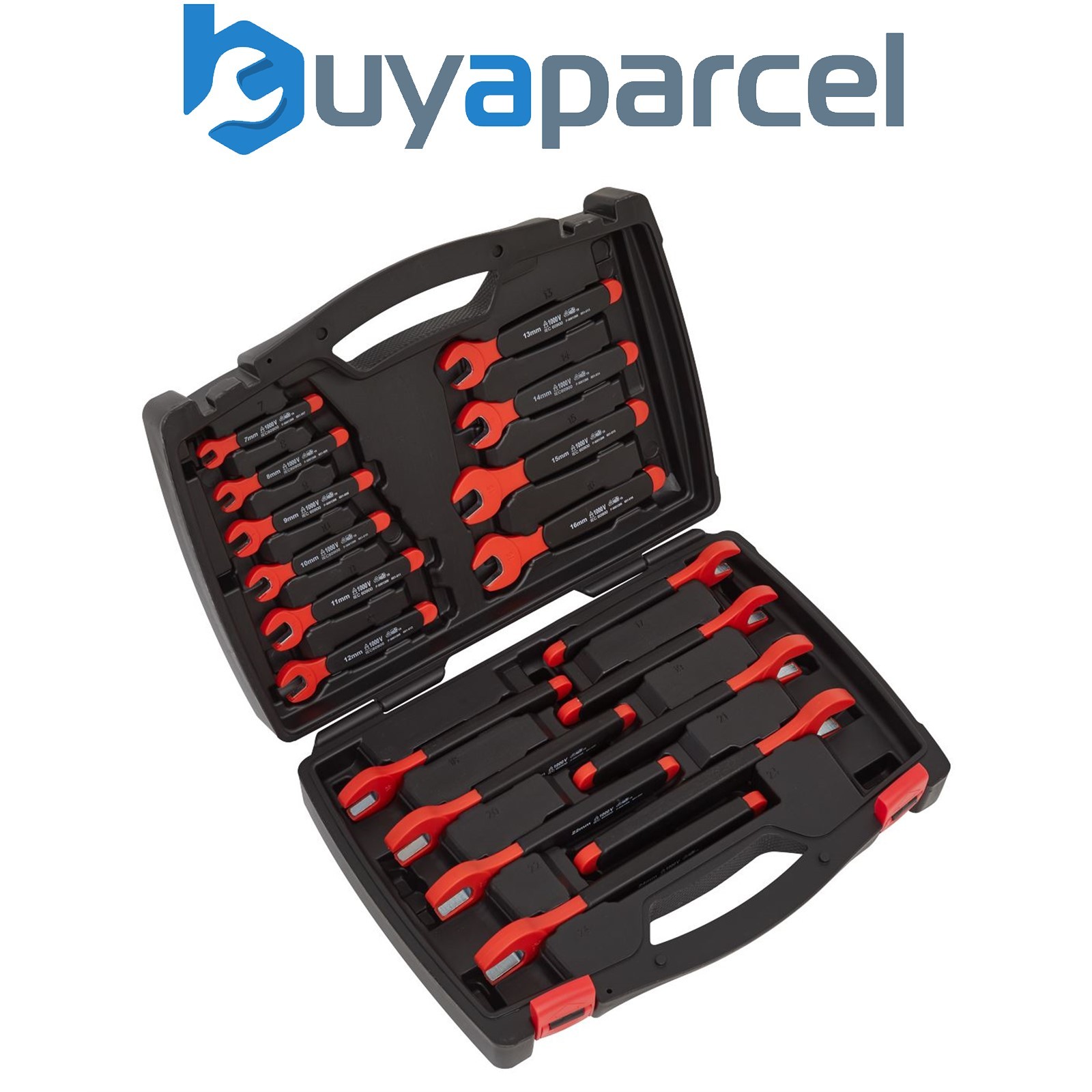 Sealey AK63172 Premier Insulated Open-End Spanner Set 18pc - VDE Approved
