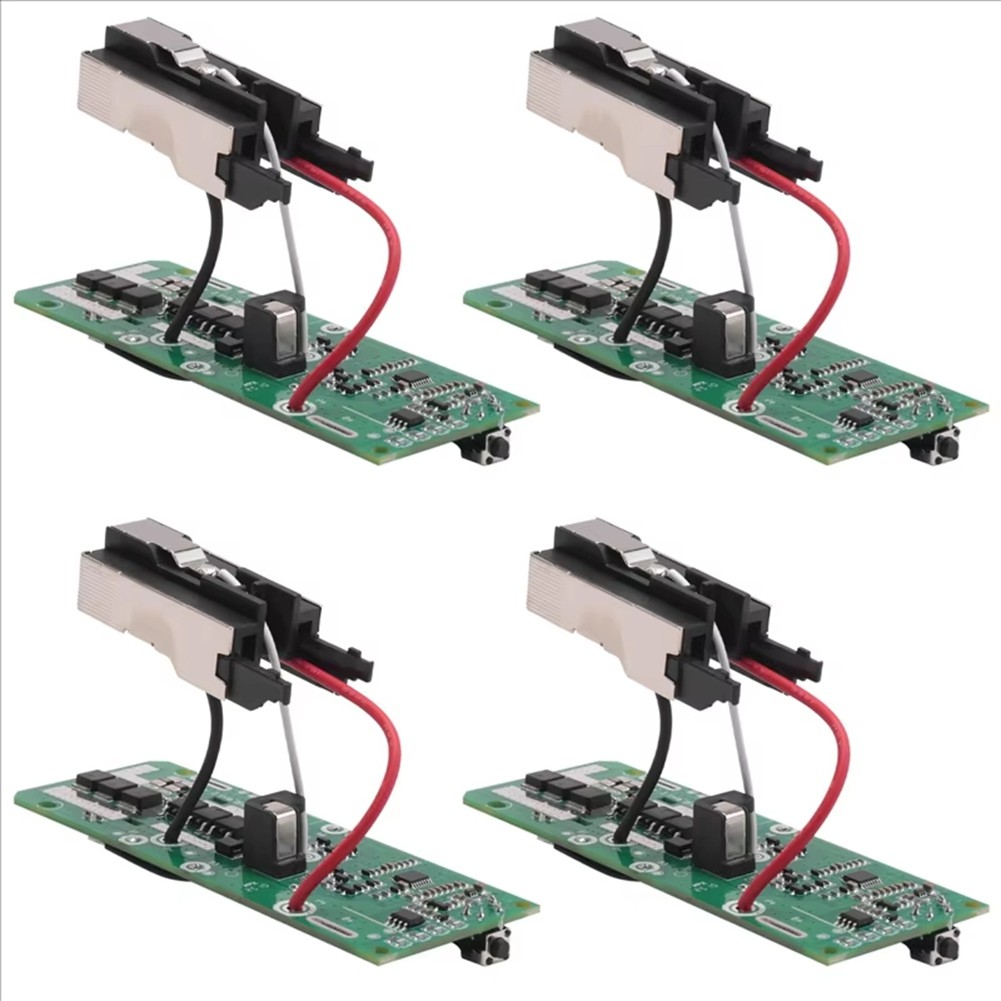 4Pcs Li- Battery Charging Circuit Board for 18V Lithium Battery P1088414