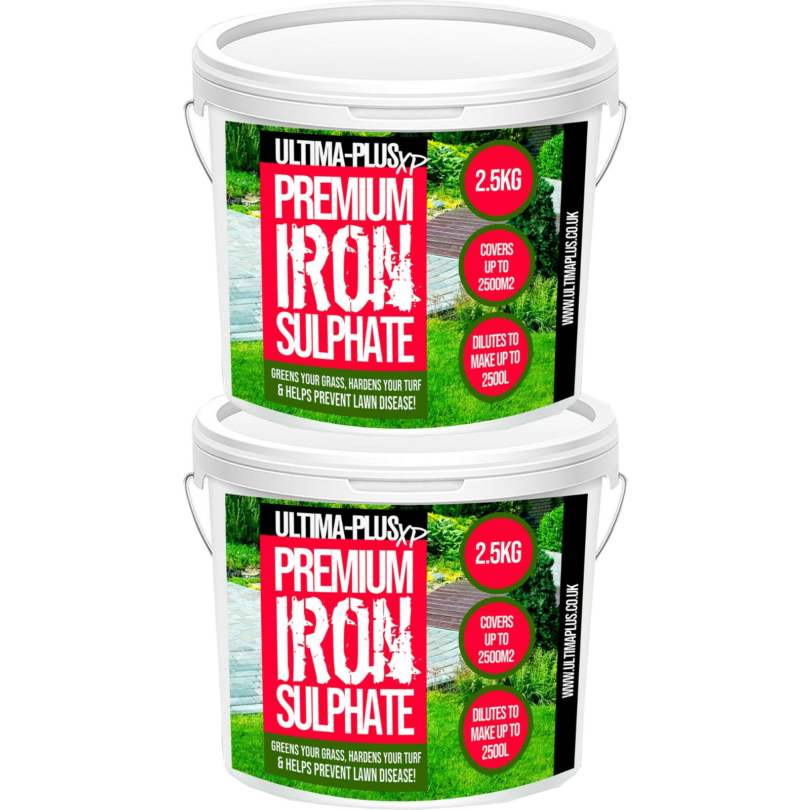 Ultima Lawn Fertiliser 5kg Pure Lawn Iron Tonic Sulphate Grass Feed 5000m2