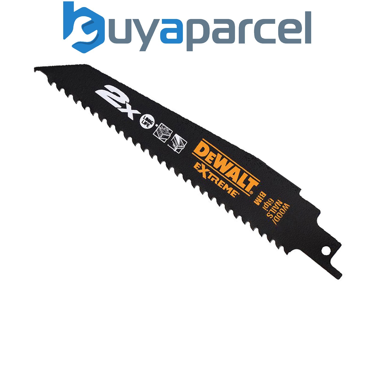 DEWALT DT2314L-QZ 2X Life Wood & Nail Reciprocating Blade 305mm x 6 TPI Pack of
