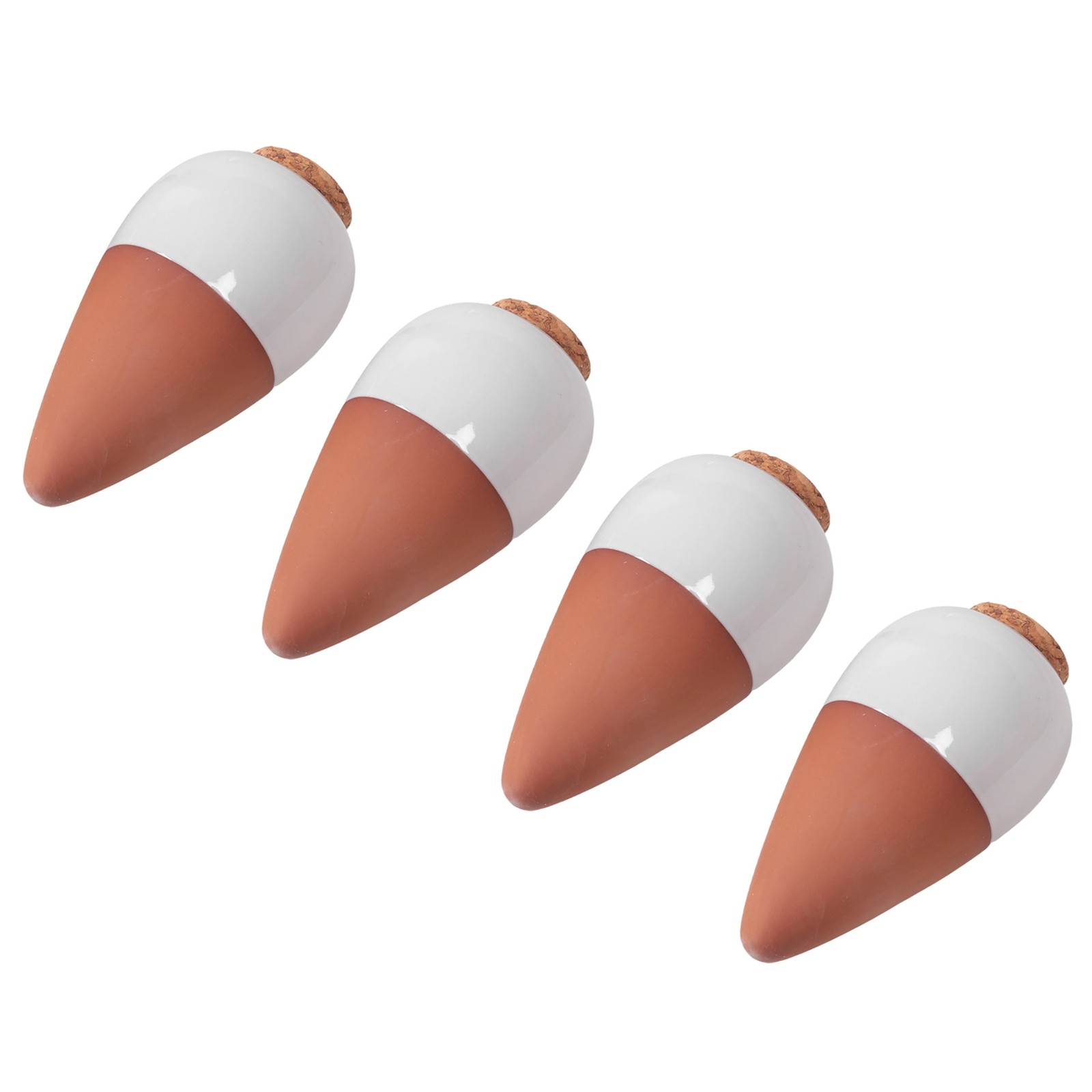 3X(Plant Watering , Terracotta Watering Spike - Slow Release Watering Can2746