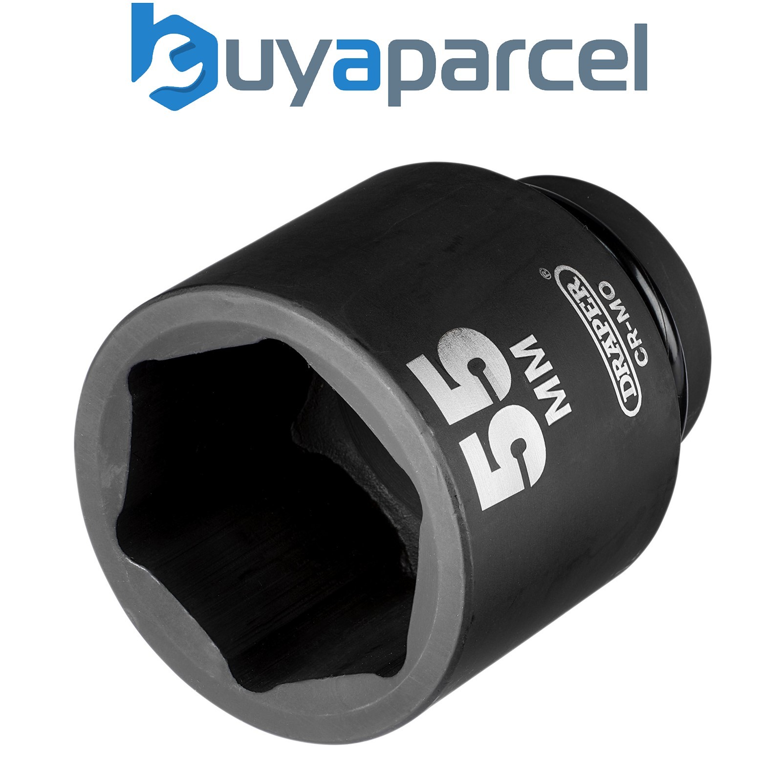 Draper 05156 Draper HI-TORQ 6 Point Deep Impact Socket, 1" Sq. Dr., 55mm