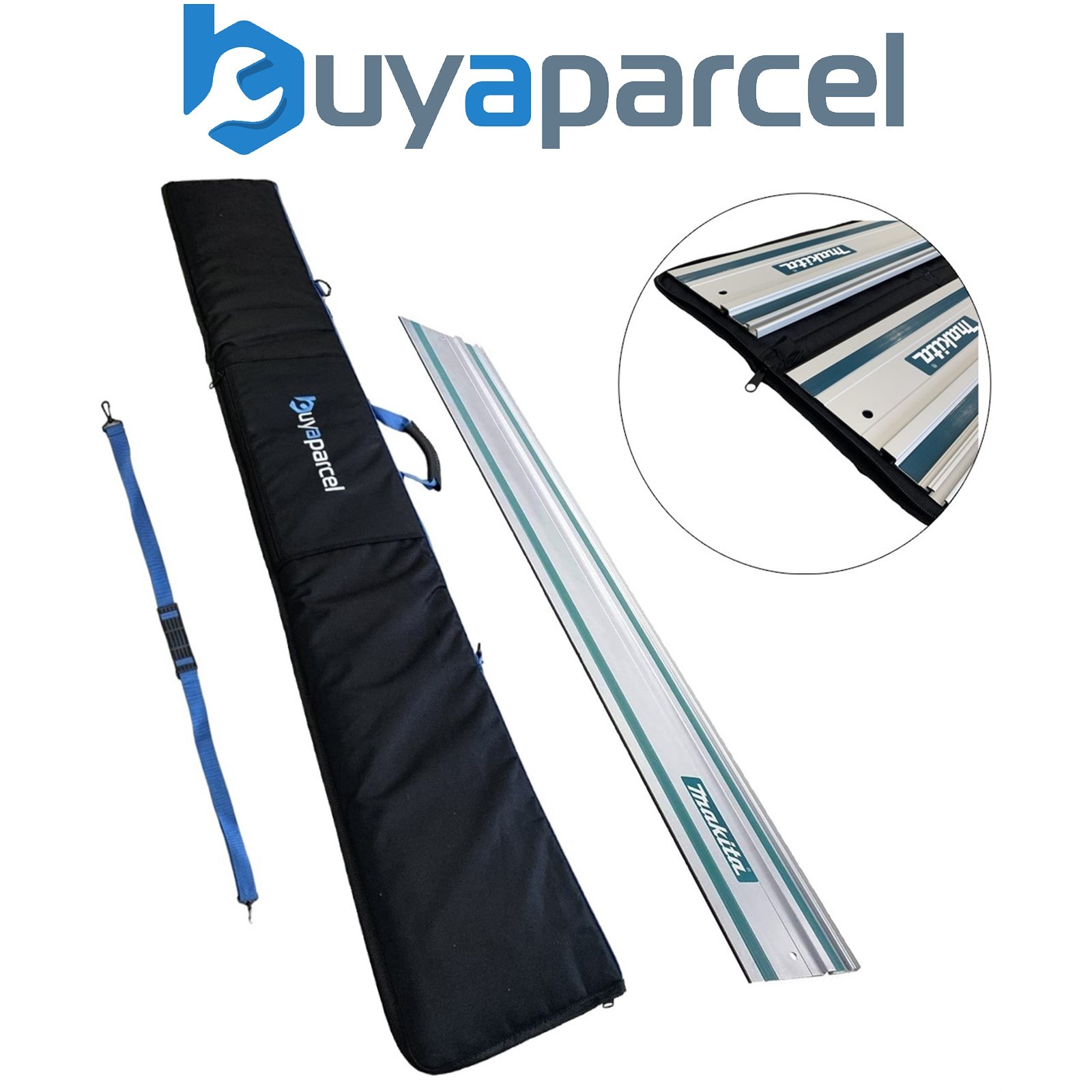 Makita Plunge Saw Guide Rail 1.0m 39" For SP6000 DSP600 + BAP Guide Rail Bag
