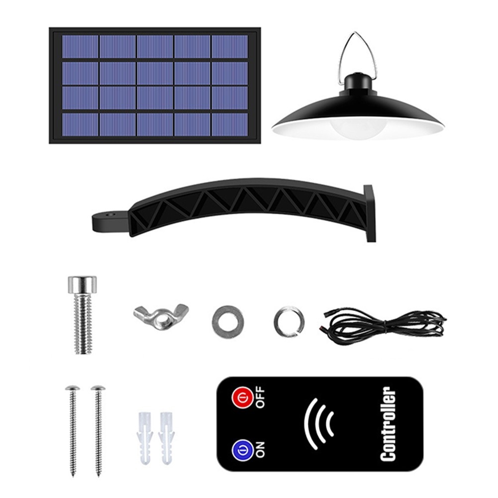 3X(Solar Powered Pendant LED Solar Light Hanging Outdoor Lamp Courtyard8941