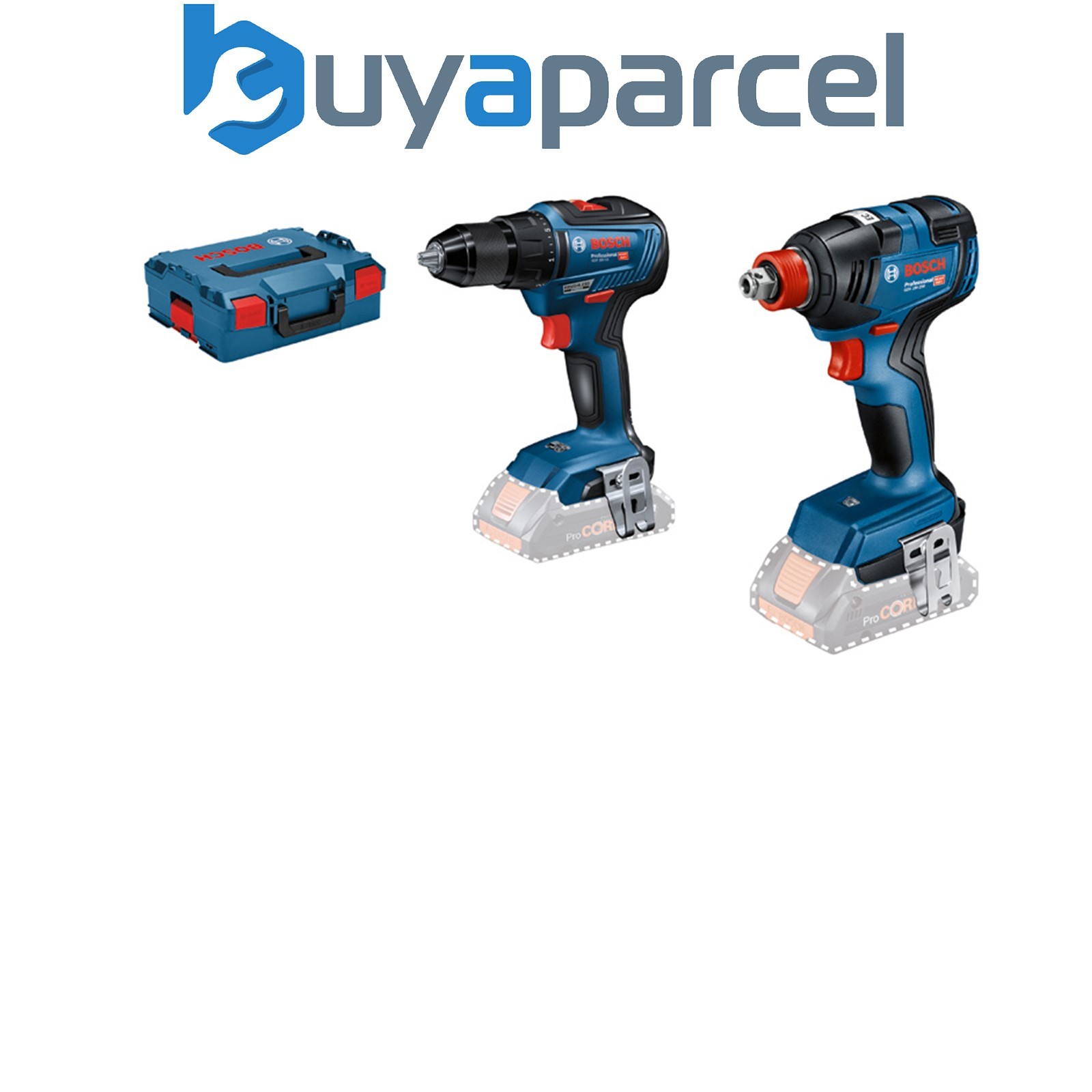 Bosch PRO Combo Kit 18V kit: GDX + GSR + 2 x GBA 4.0Ah + GAL 06019J2201