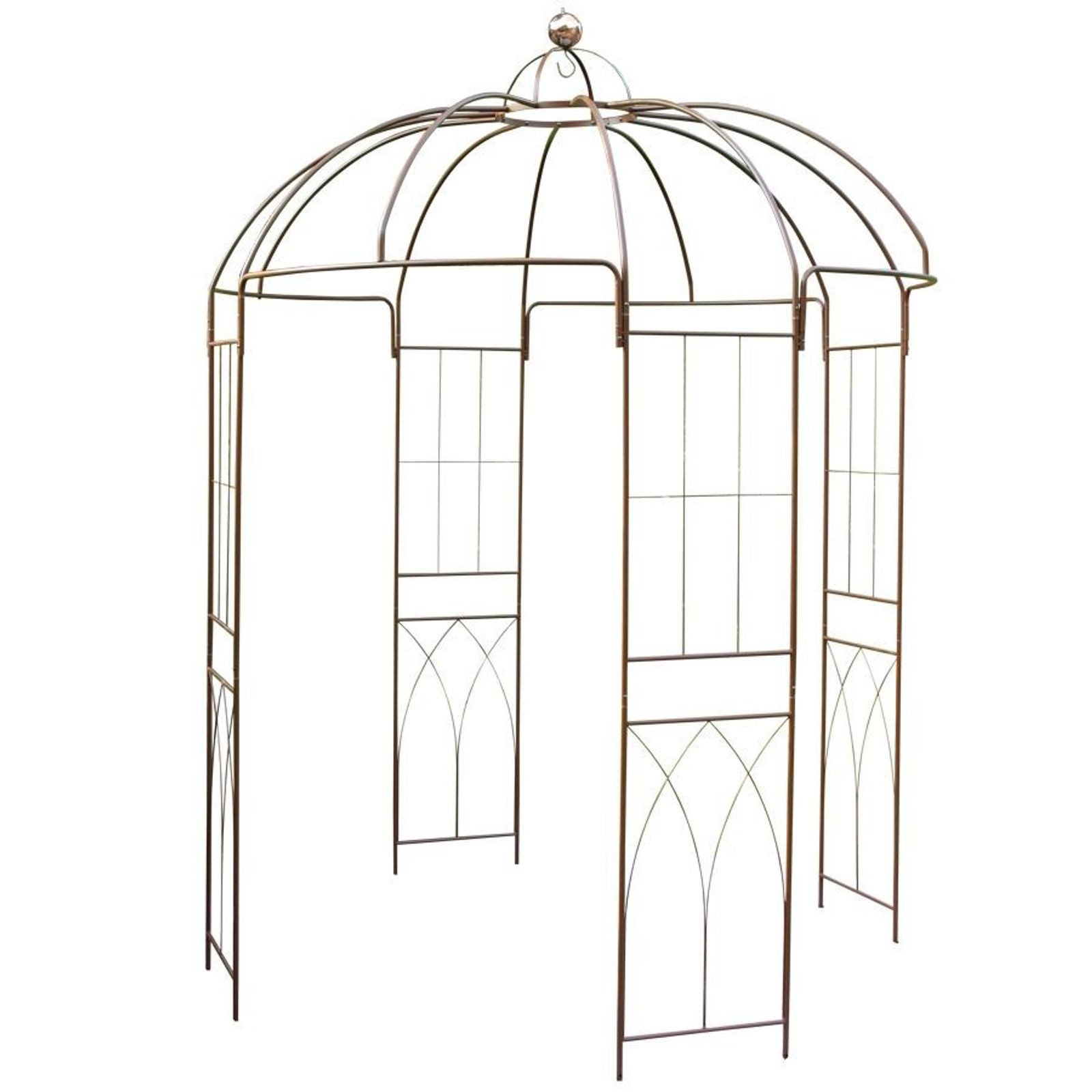 Metal Rose Pavilion H=270Cm Trellis Garden Pavilion Arch