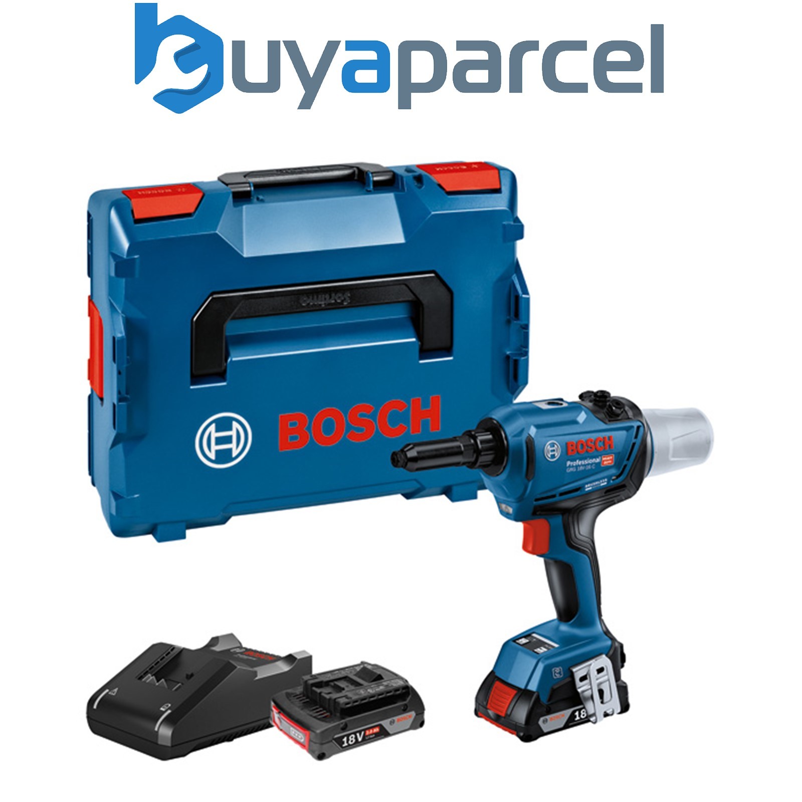 Bosch PRO Cordless Rivet Gun GRG 18V-16 C L-Boxx 136 06019K5071