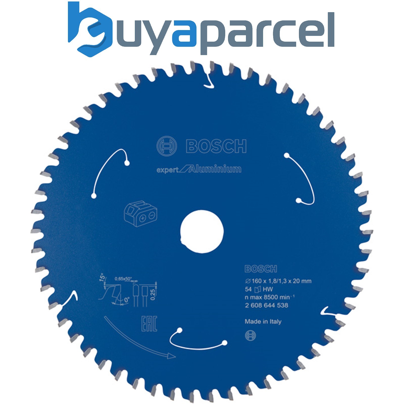 Bosch Expert for Aluminium Circular Saw Blade 160x1.8/1.3x20 T54 2608644538