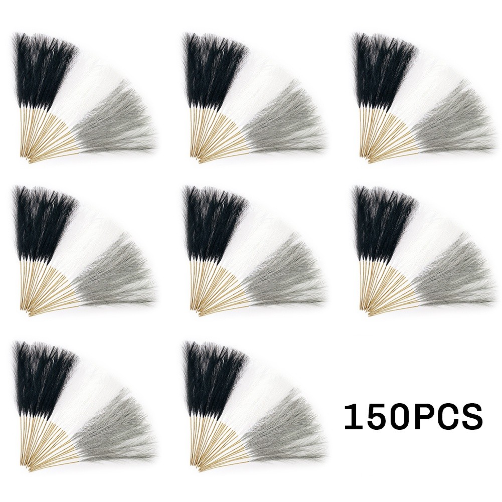 150PCS Faux Grass Decor 55cm Tall Artificial Grass Pompous Floral Fake7924