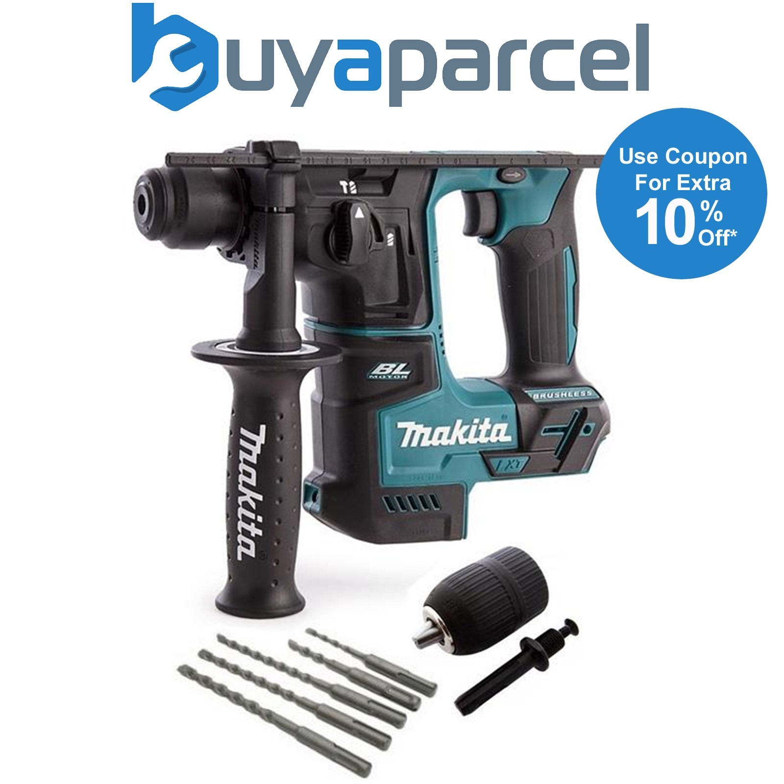 Makita DHR171Z 18V Cordless Brushless SDS Plus Rotary Hammer Drill Body + Chuck