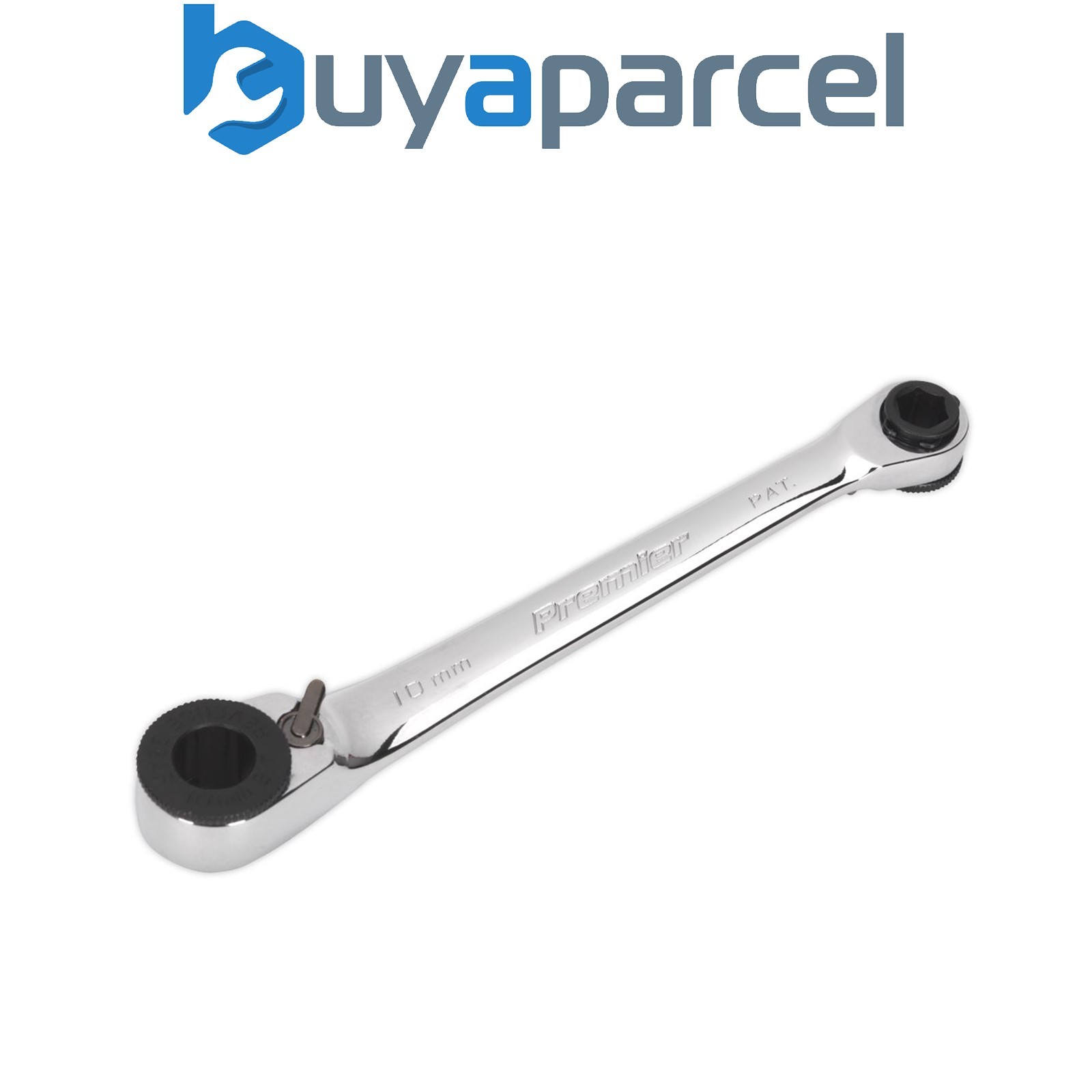 Sealey AK6968 Premier Reversible Ratchet Spanner 1/4"Hex x 10mm Hex