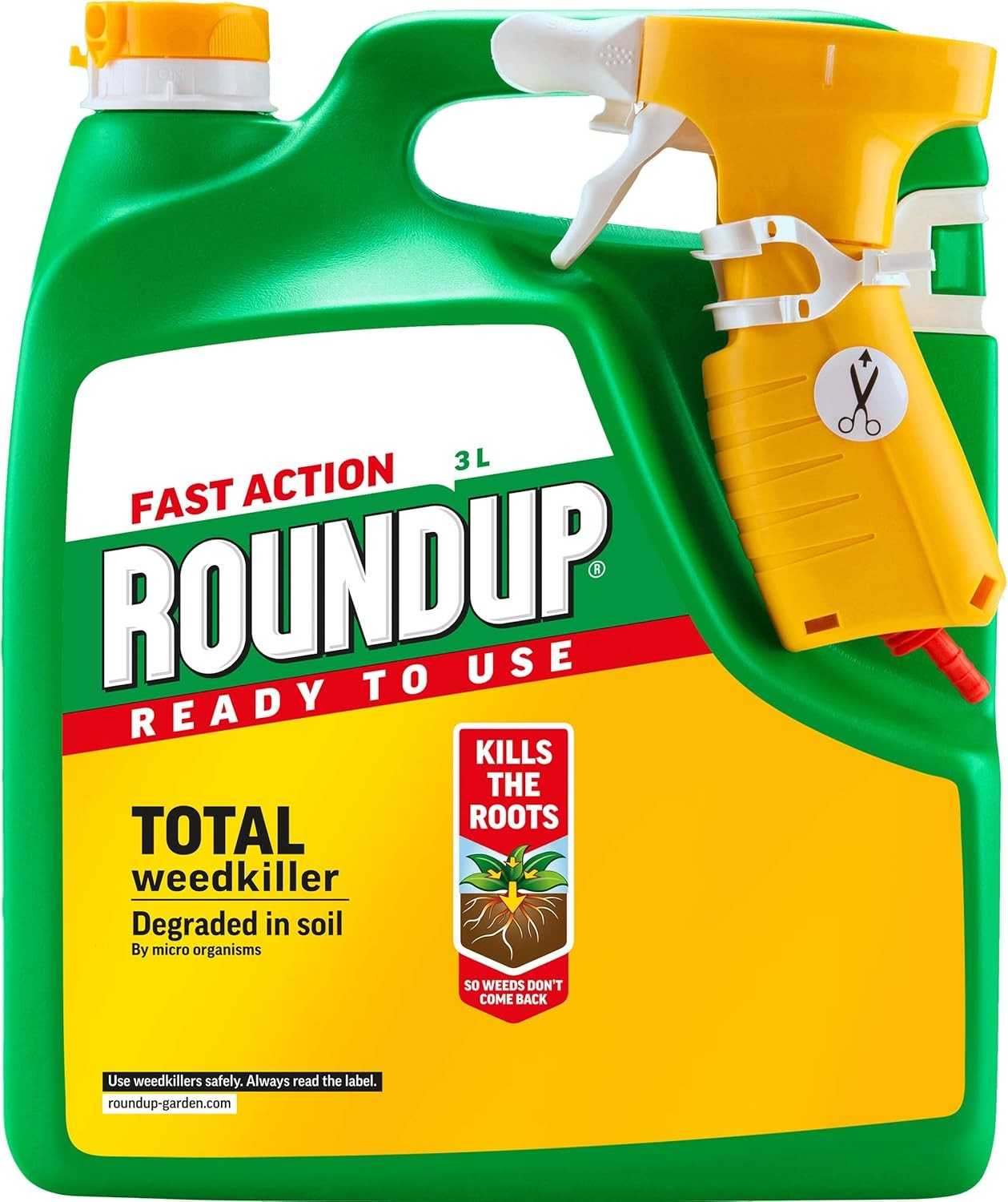Roundup Fast Action Weedkiller Ready to Use Manual Spray 3 Litre