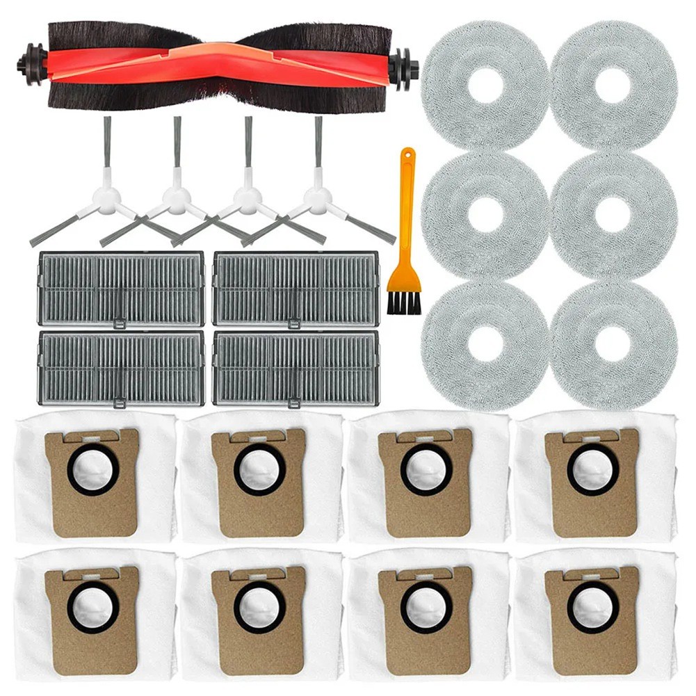 For M30S D103CN Robot Vacuum Cleaner Main Side Brush Hepa Mop Cloth5902