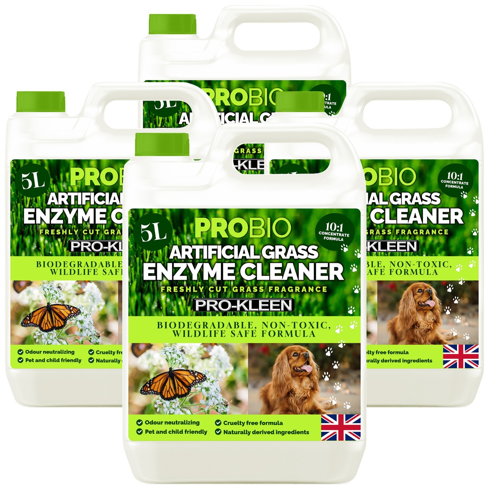 ProKleen Artificial Grass Probiotic Cleaner Wildlife Pet Safe Turf Deodorise 20L