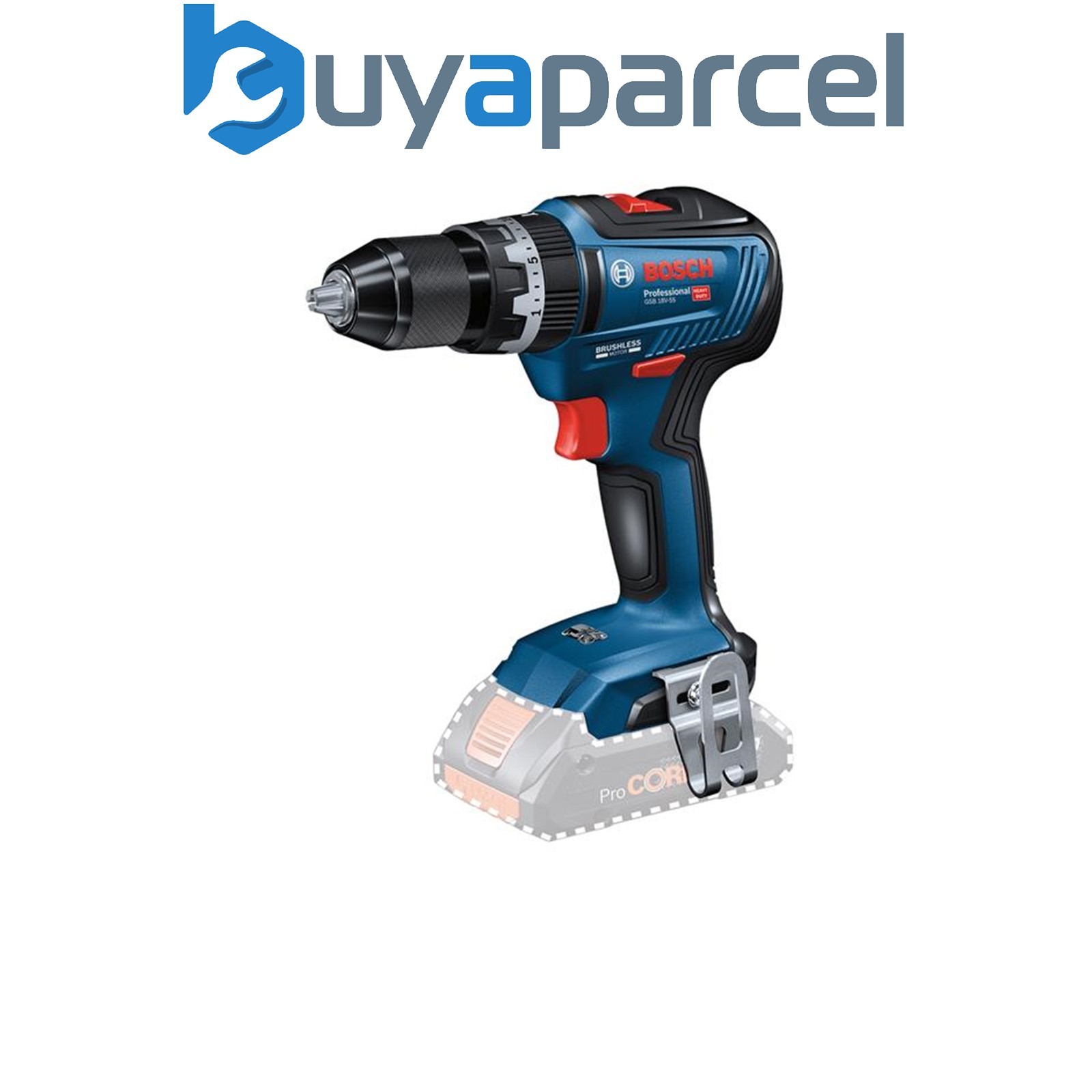 Bosch 06019H5302 GSB 18V-55 Professional Combi Drill 18V Bare Unit BSH6019H5302