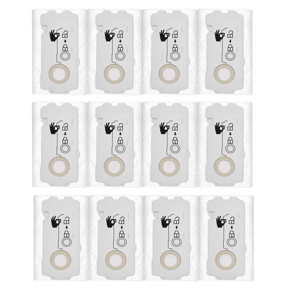 12 Pack 204308 Vacuum Bags for CT CT MIDI Yom 2019 Onwards, Dust3963
