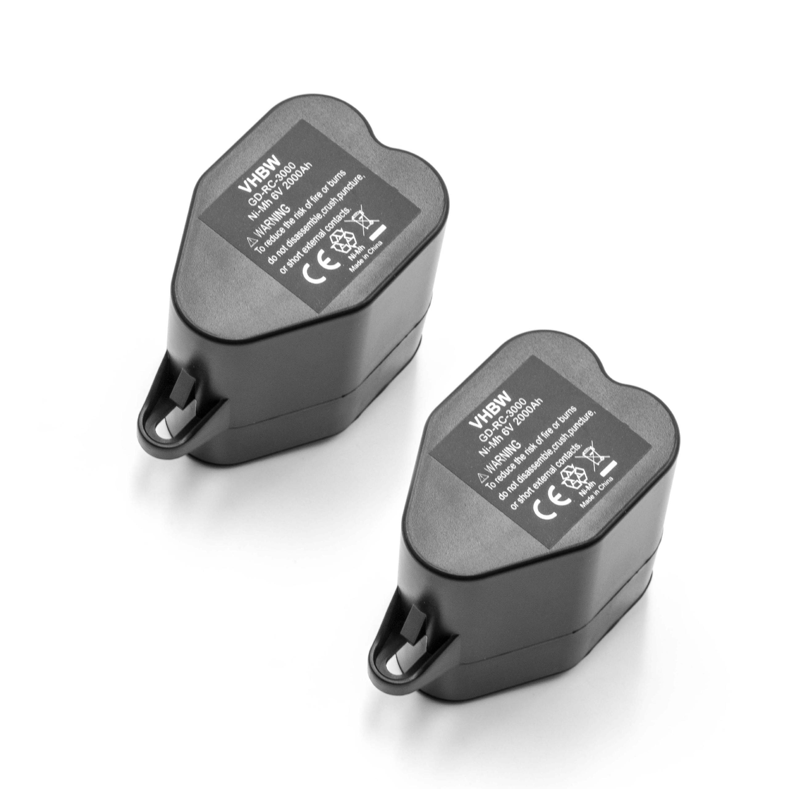 2x Battery for Siemens VSR 8000 Sensor Cruiser 2000mAh 6V