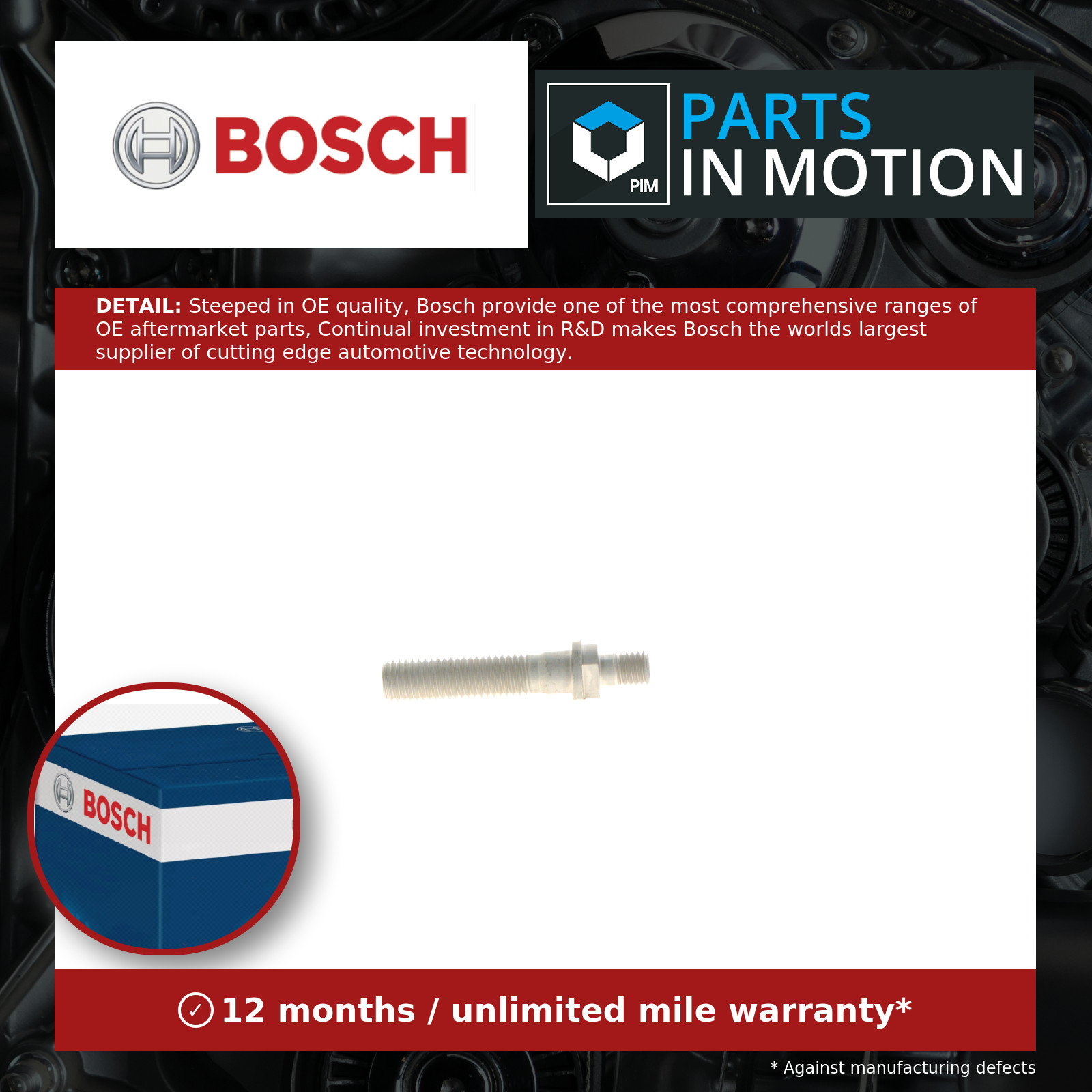 Stud (Hgv) 2003526002 Bosch 9015682 01304277 1304277 A4150211100 4150211100 New