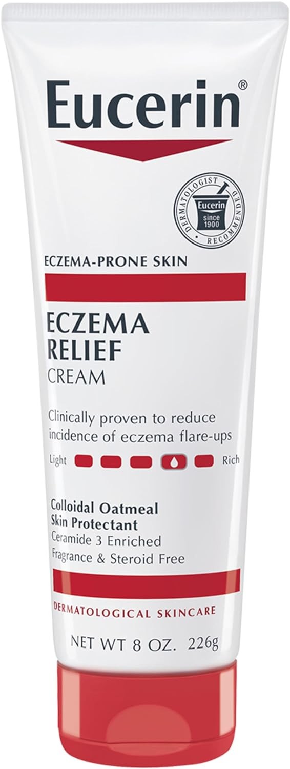 Eucerin Body Creme, Eczema Relief, 8 Ounce