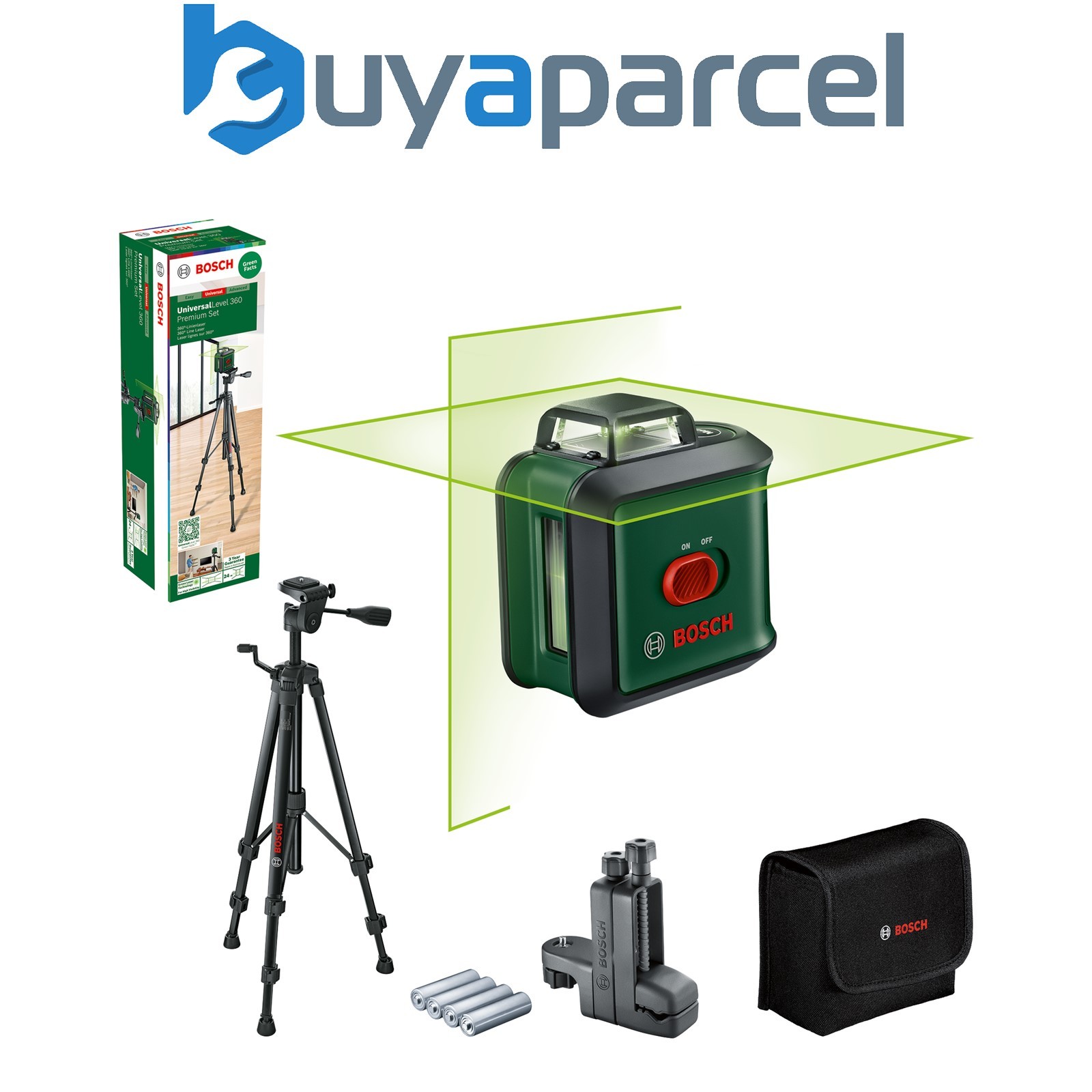 Bosch Cross Line Laser UniversalLevel 360 Premium Set Carton box 0603663E07