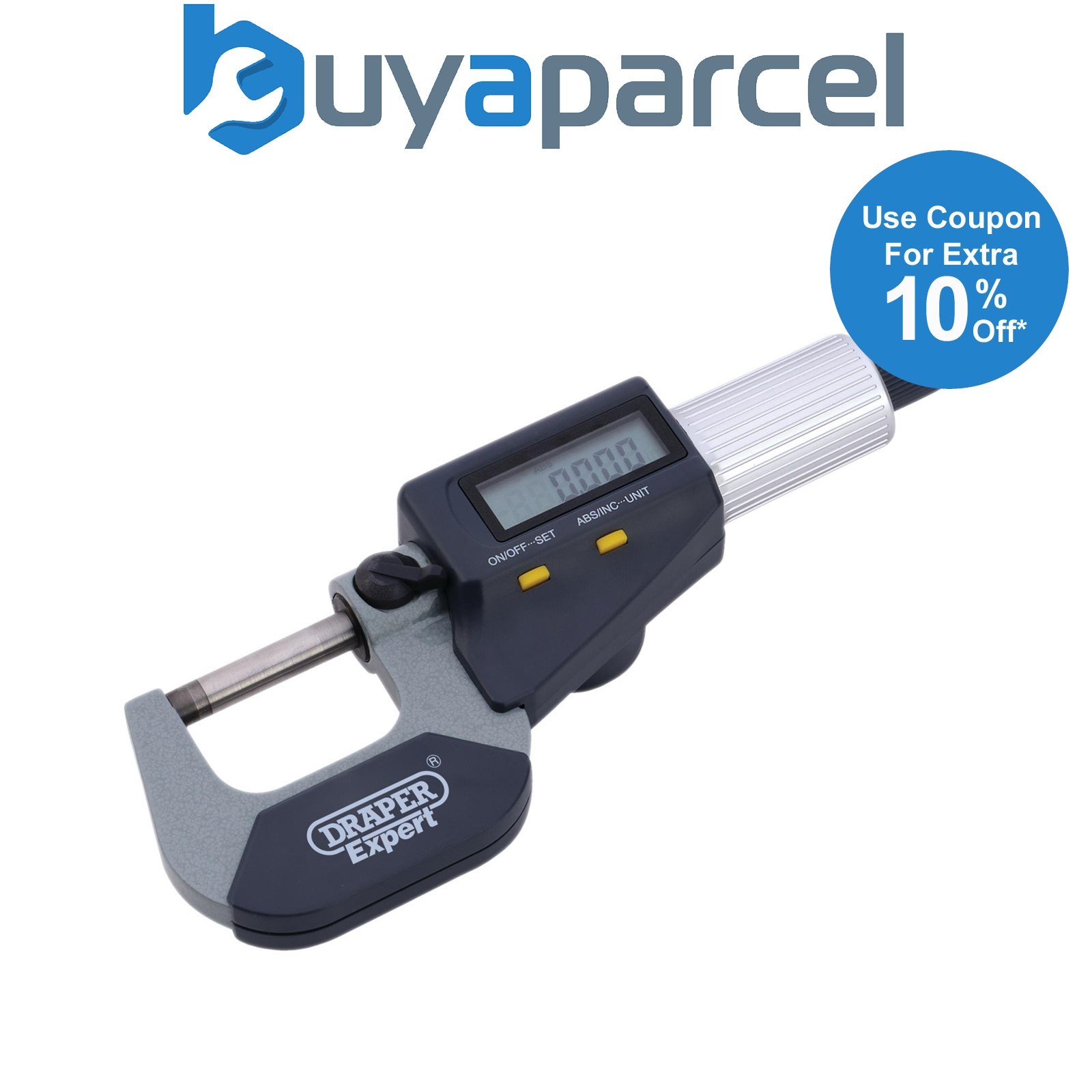 Draper 10958 Draper Expert Digital External Micrometer, 0-25mm