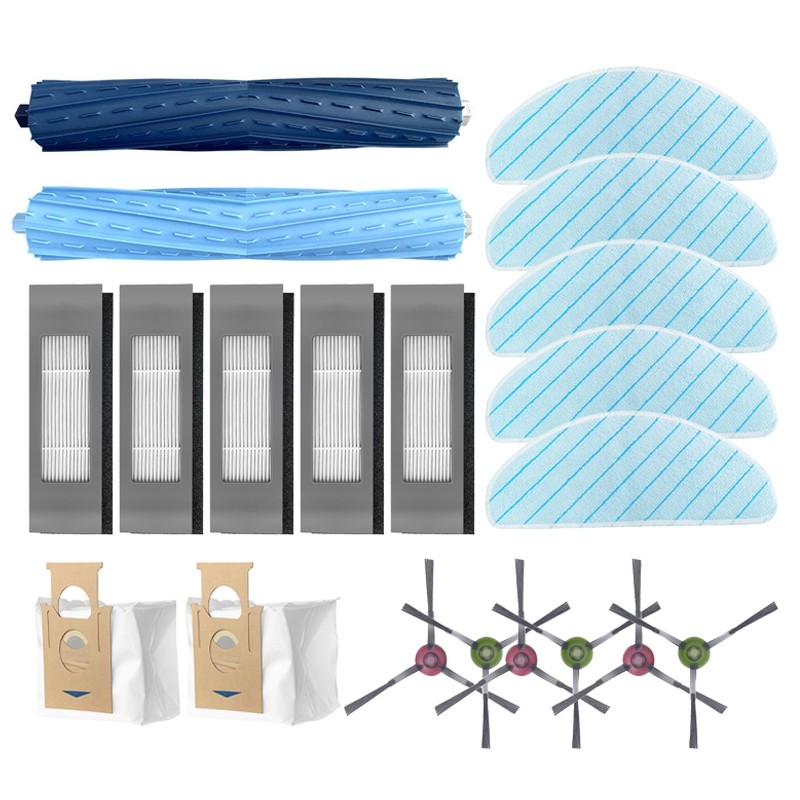 Main Brush Side Brush HEPA Cleaning Cloth Mops Dust Bags for OZMO T9AIVI8473