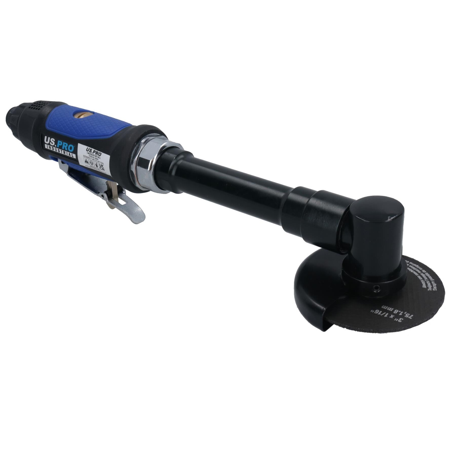 3in Extended Air Cut Off Cutting Tool Saw Cutter Long Reach 6in Shaft 18000 rpm