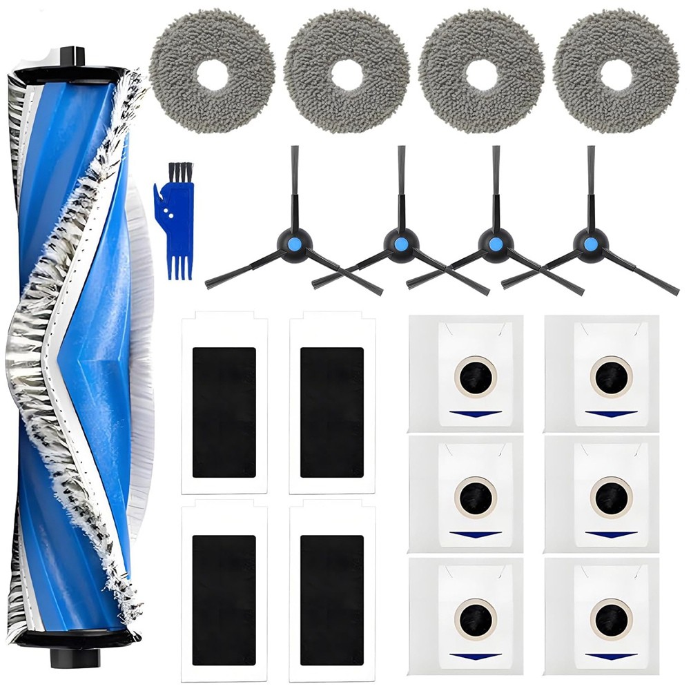 For  T30S Robot Vacuum Cleaner Main Side Brush Hepa Filters Mop9630