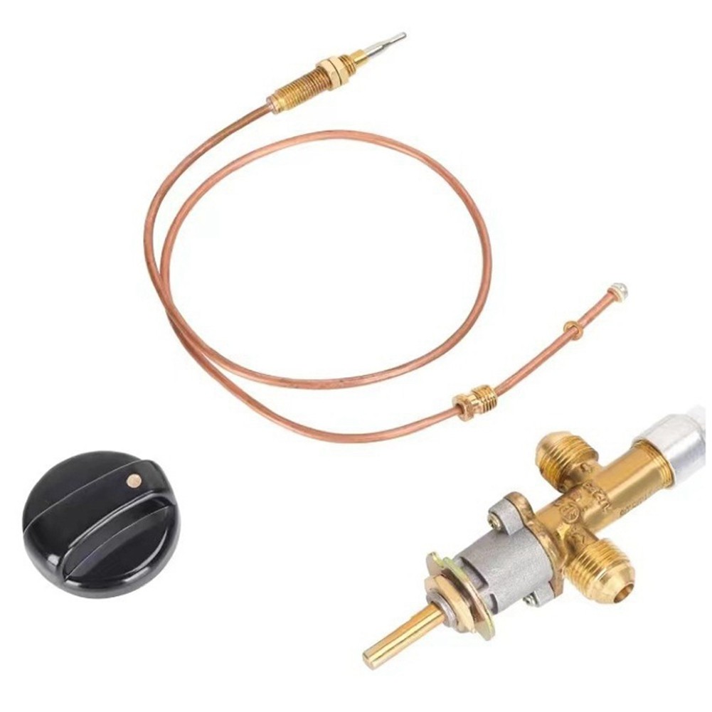 2X(Gas Fireplace Fire Pit Flame Failure Control Kit Fire Pit Thermocouple7033