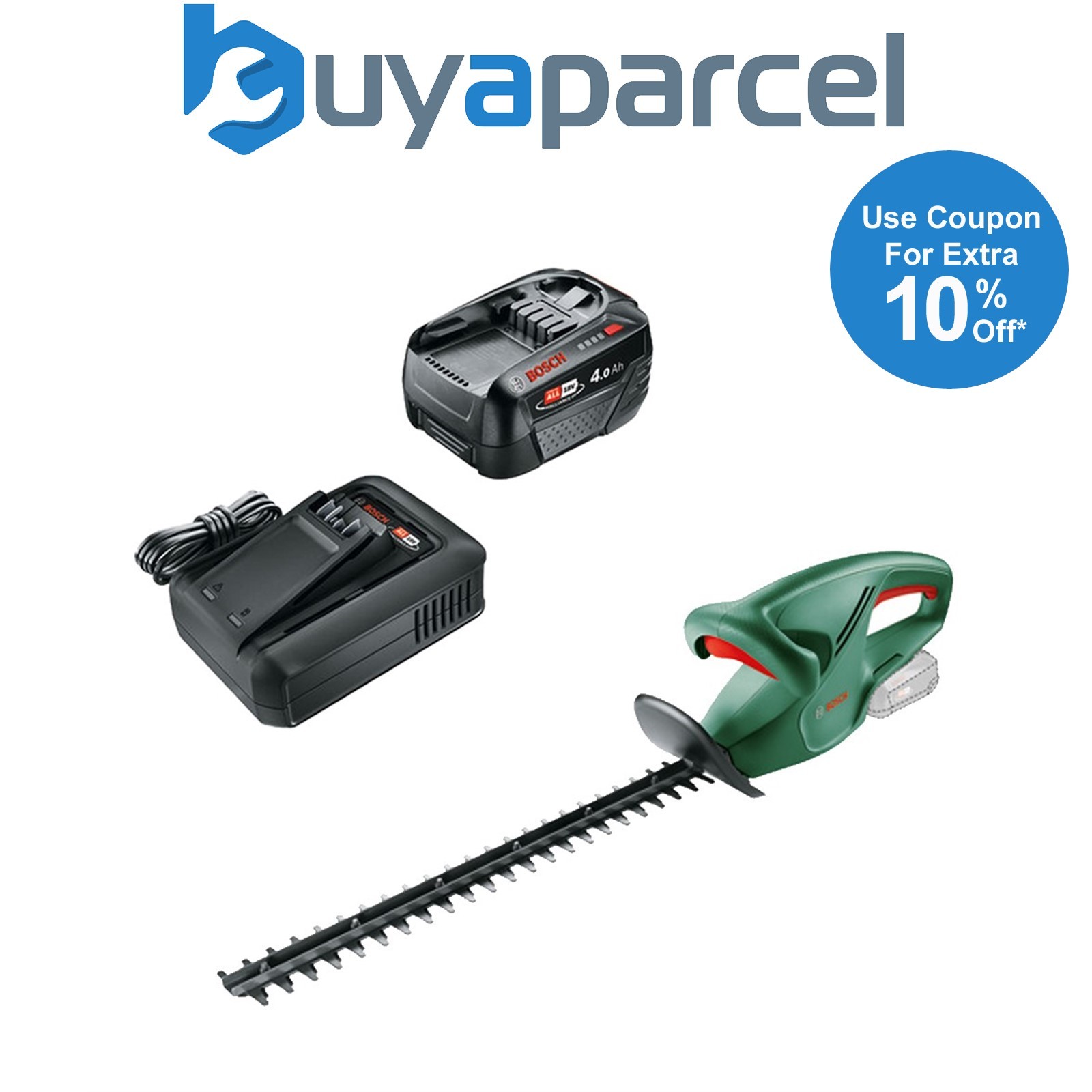Bosch 0600849H06 Cordless 18v Hedgecutter EasyHedgeCut 18V-44-11 + 4AH Kit