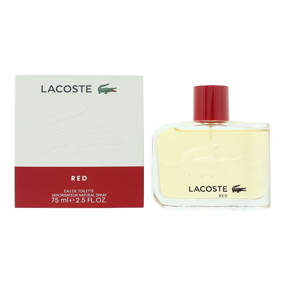 Lacoste Red Eau de Toilette 75ml Spray for Him