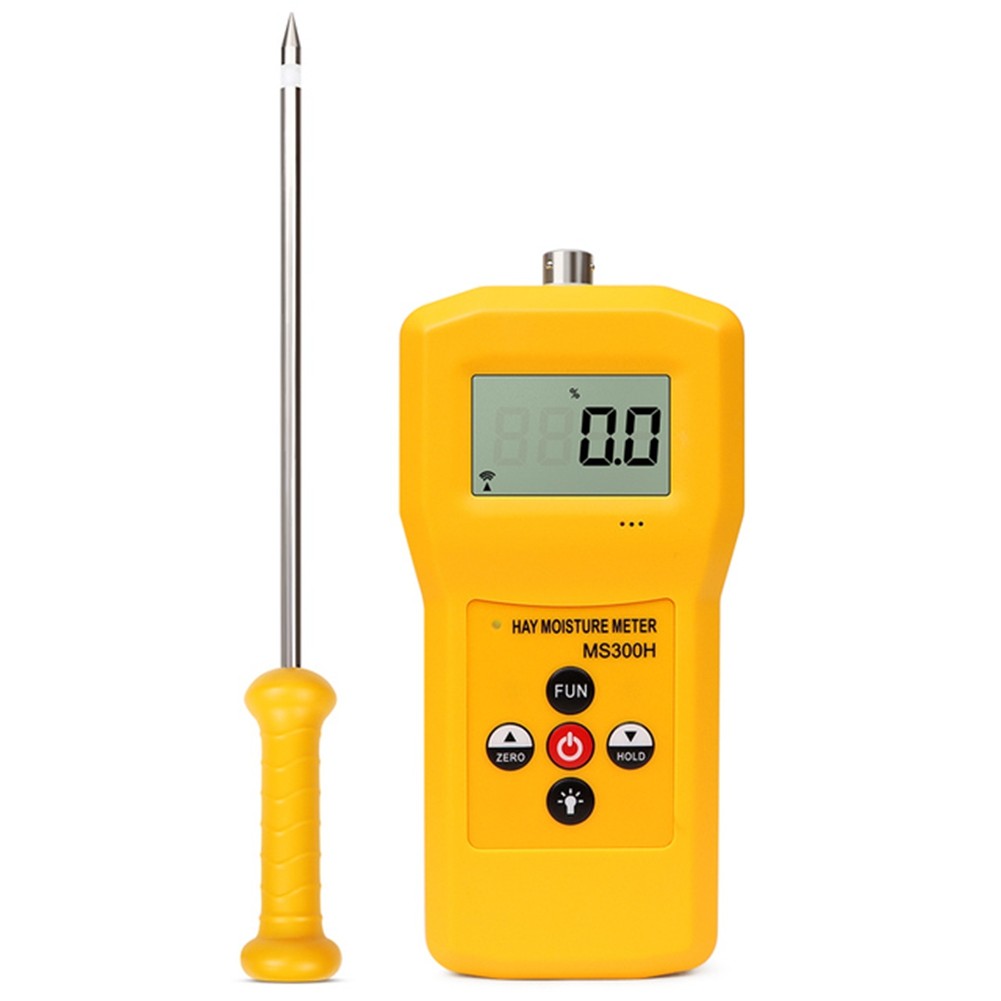 MS300H Portable Hay Moisture Meter with Probe for Hay Bale,Cereal Straw9162