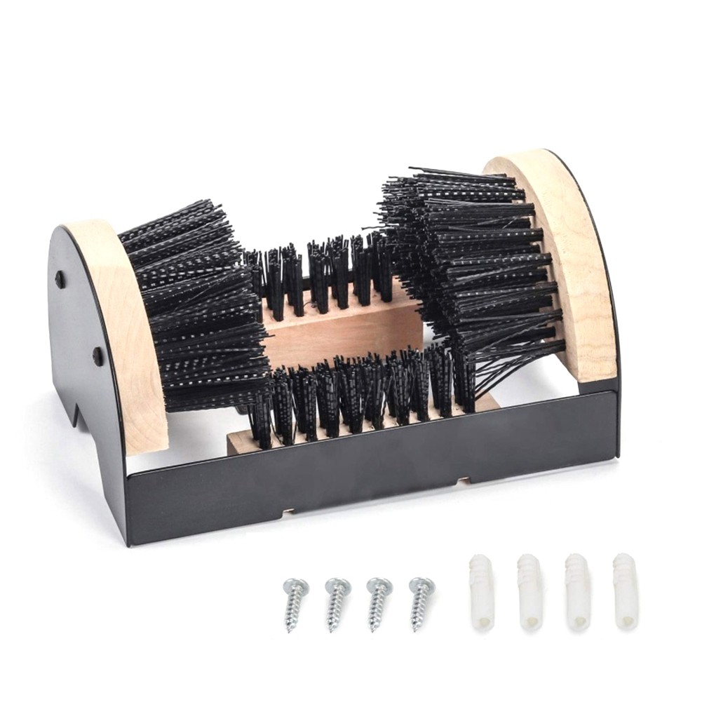 Nylon Silk Boot Brush Weather Industrial Shoe Cleaner & Scraper Brush F5J92163
