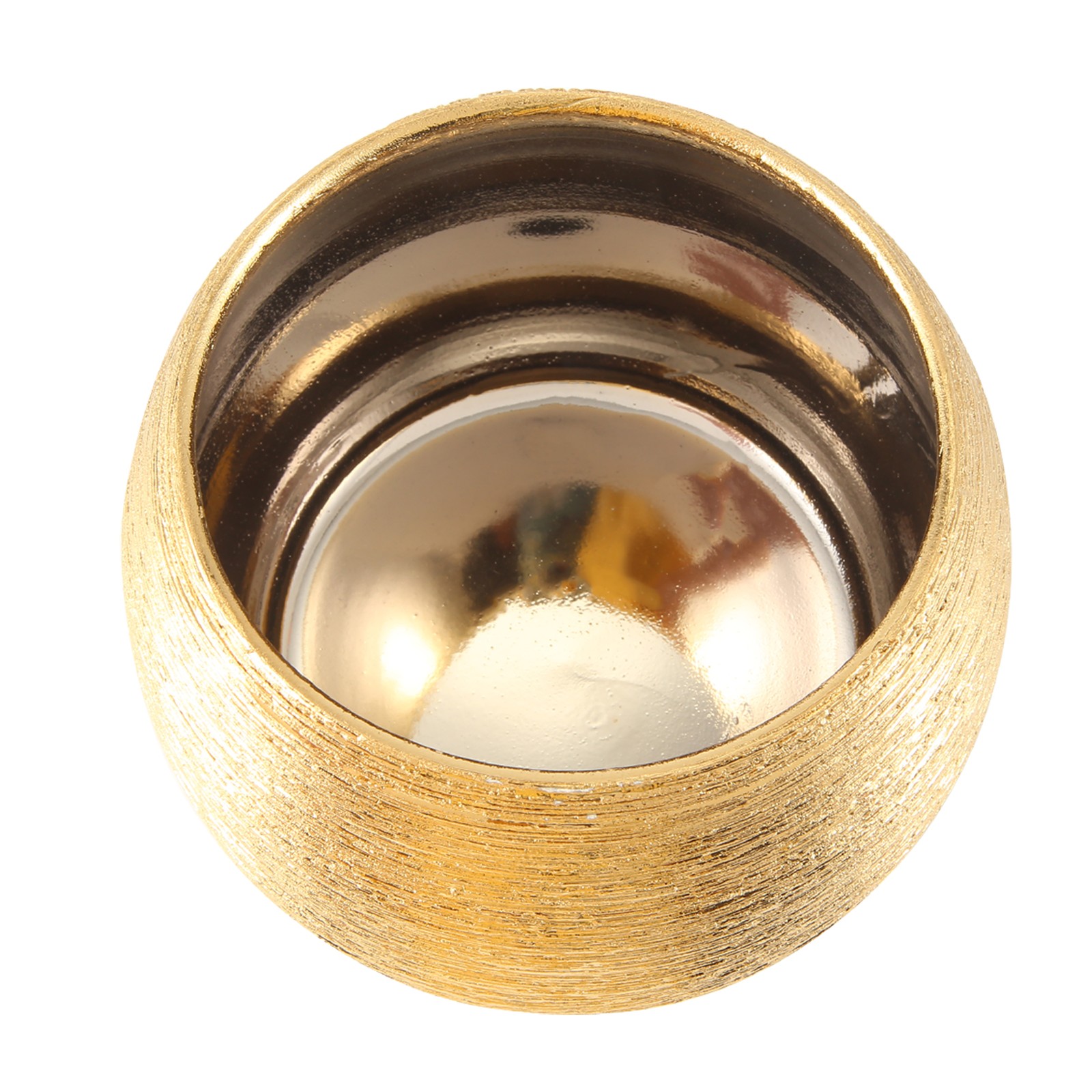 5X(Ceramic Plant Pot Planter Gold-Plated Flower Pot Flowerpot1516