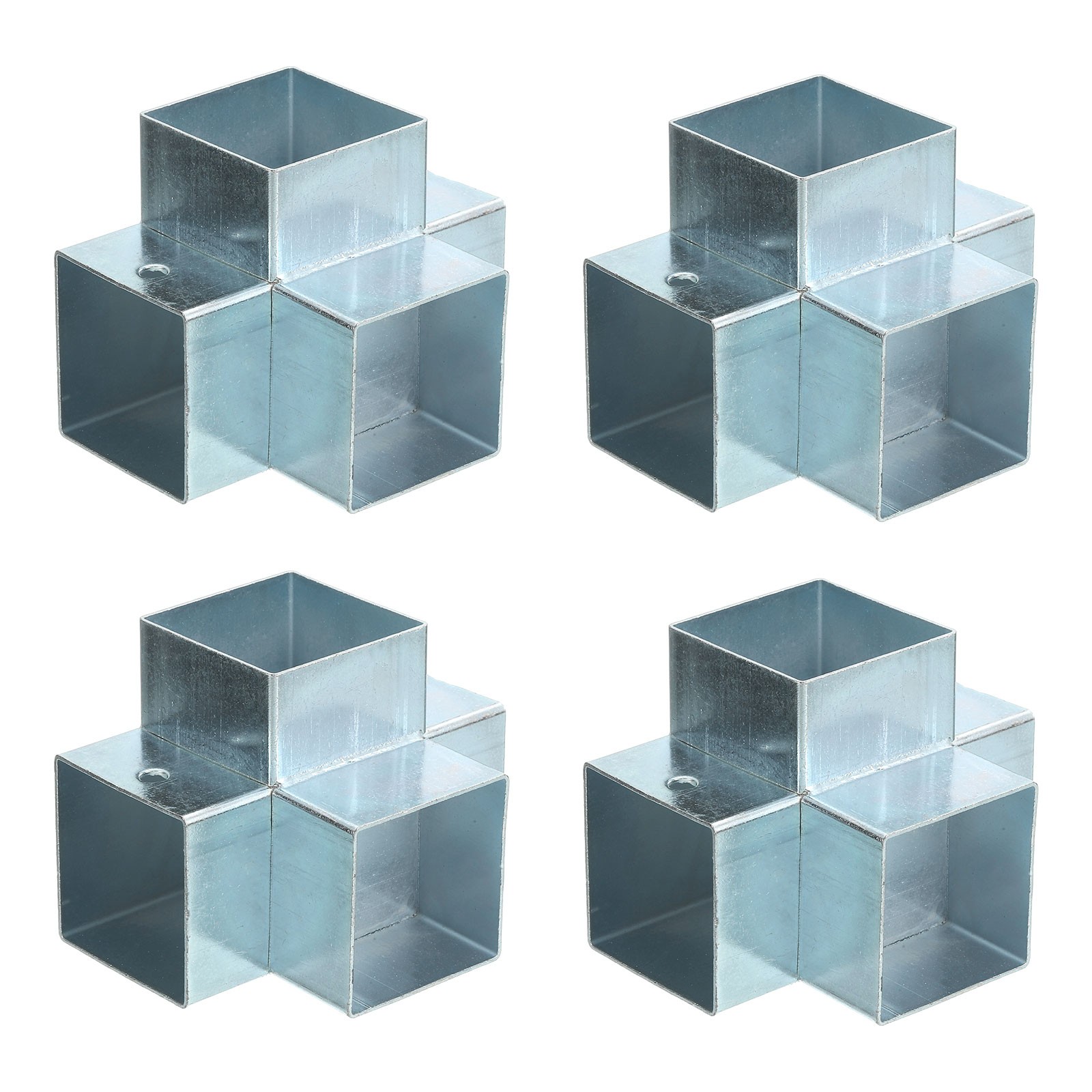 4-Way Gazebo Brackets Kit, Angle Bracket for 1.6" x 1.6" Lumber (4 Pack)