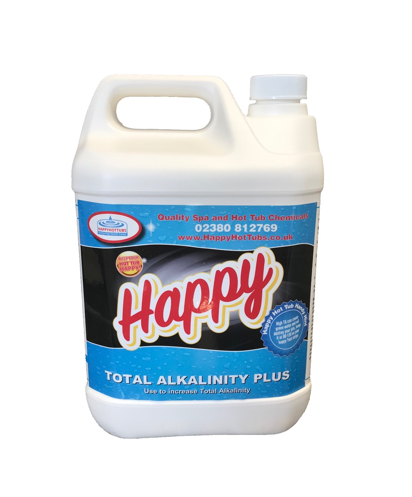 Happy Hot Tubs Total Alkalinity Raiser Plus 5kg Swimming Pool + Tub Spas TA
