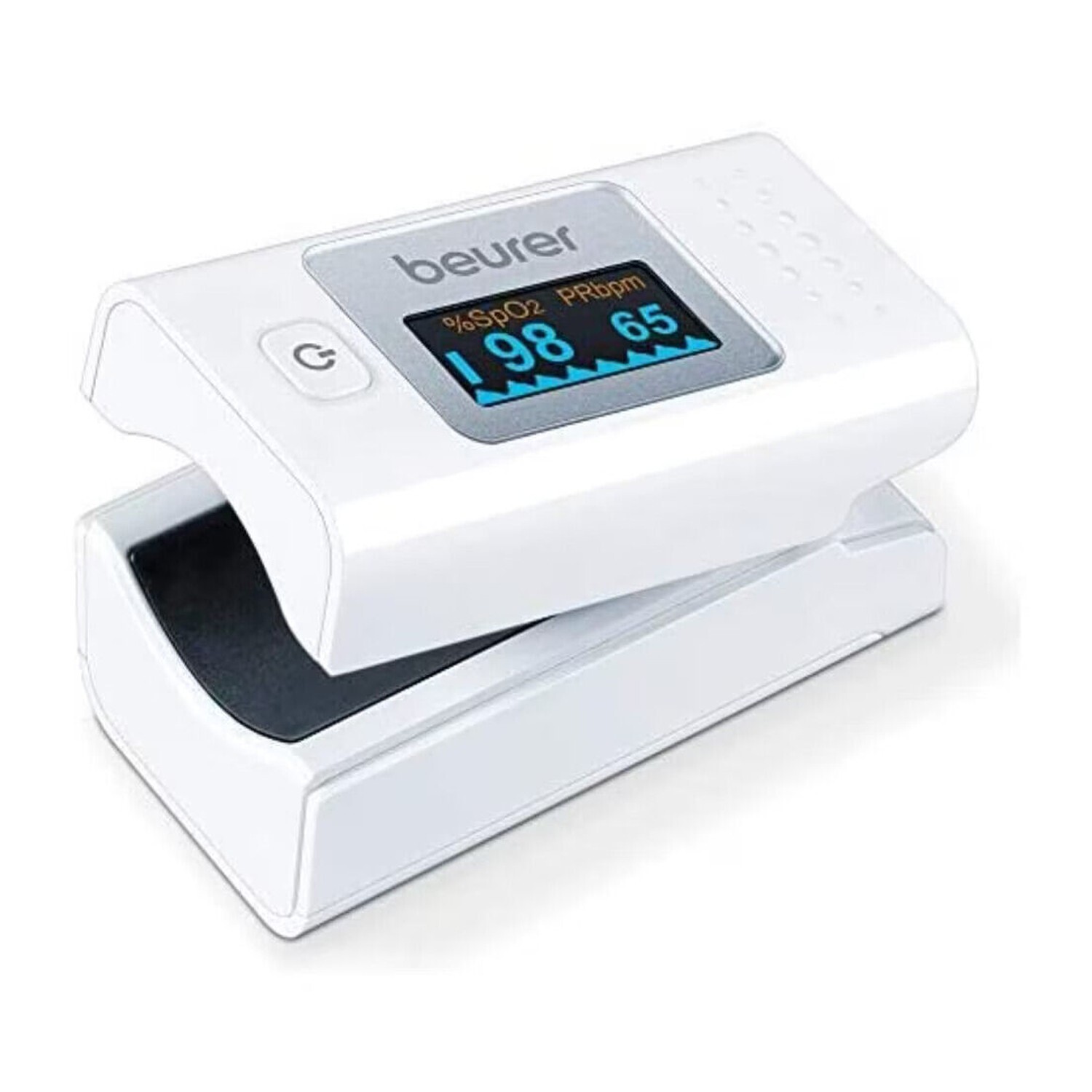 Beurer PO35 Pulse Oximeter, Determination of Heart Rate & Arterial Oxygen White