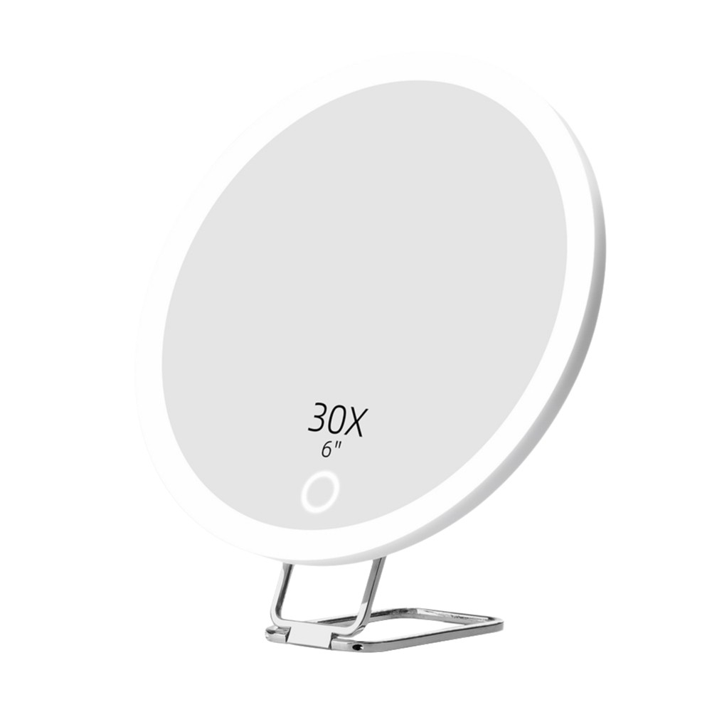 3X(30x Magnifying with Light Portable Led Table Stand Make  with Lights9875