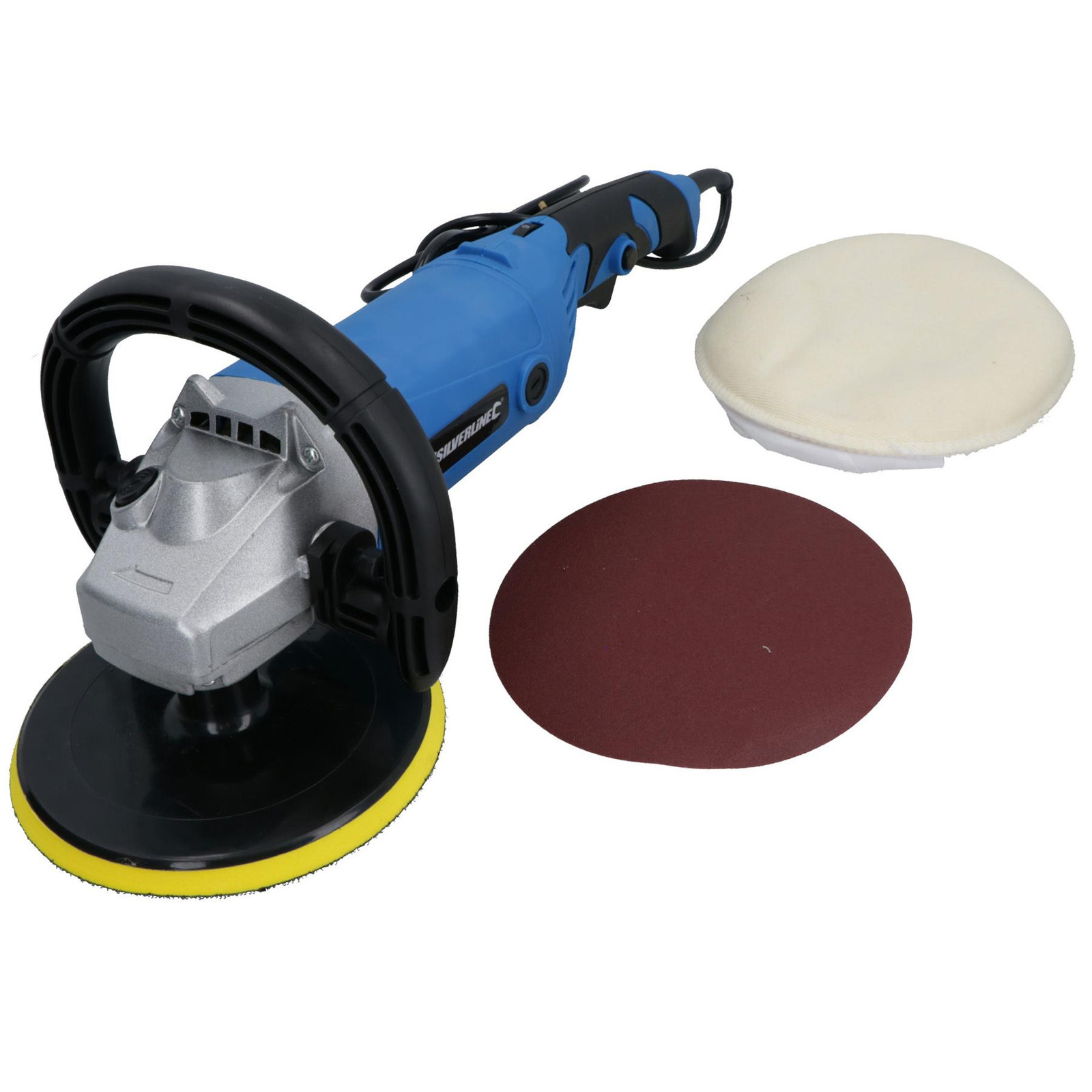 180mm Machine Polisher 1500W Electric Variable Speed Rotary Car Buffer SIL06