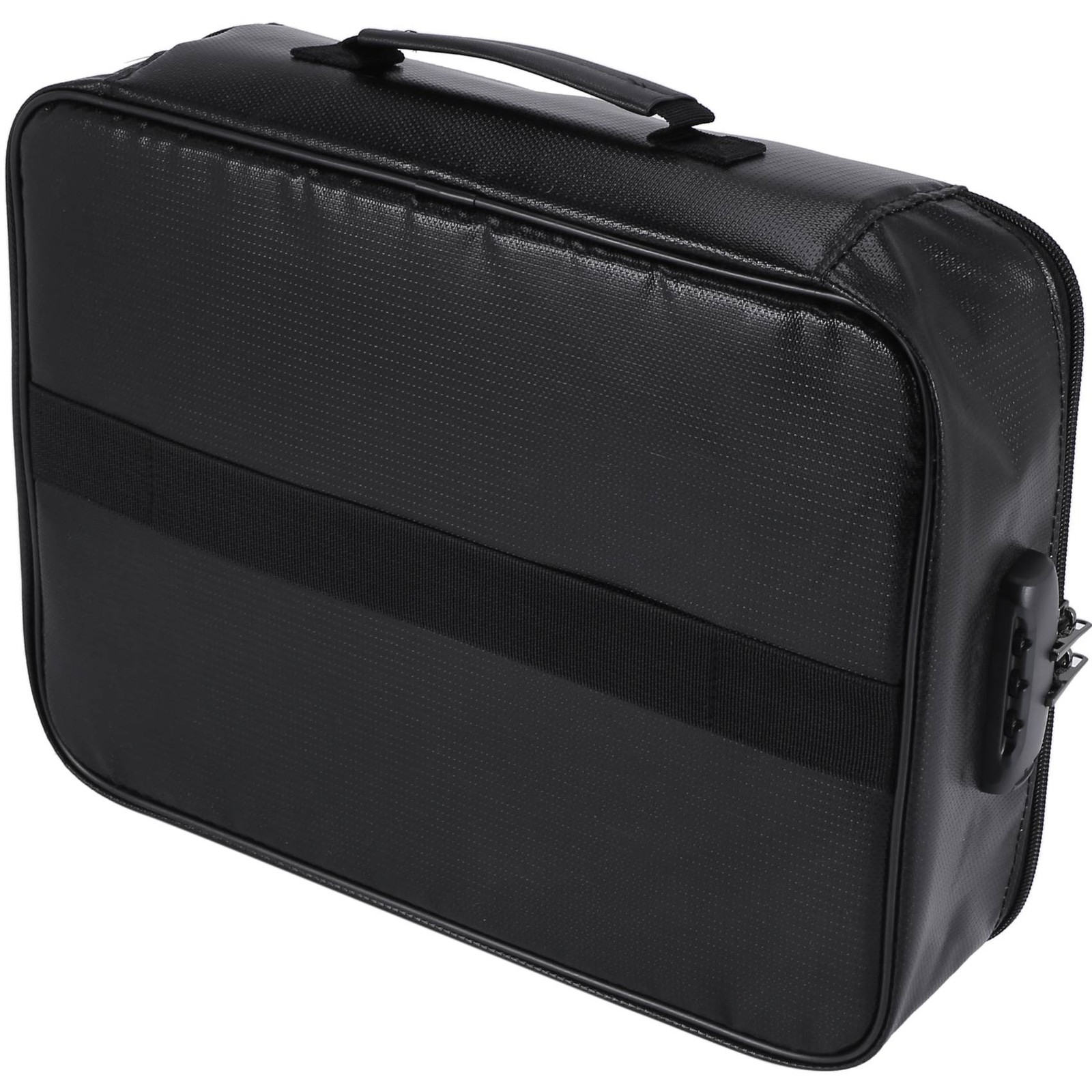 Fireproof Document Storage Lock Bag,Carry Wallet,Multi-Layer Portable4705