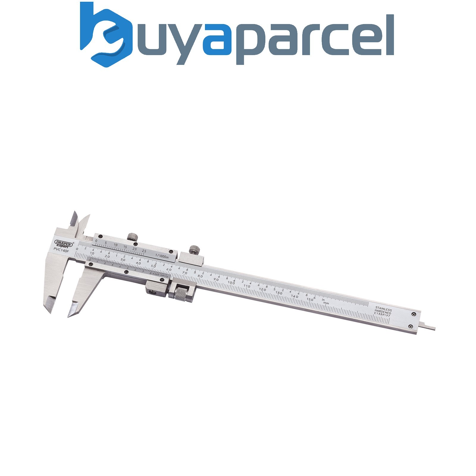 Draper 50605 Draper Expert Vernier Caliper with Fine Adjustment, 0 - 140mm/6