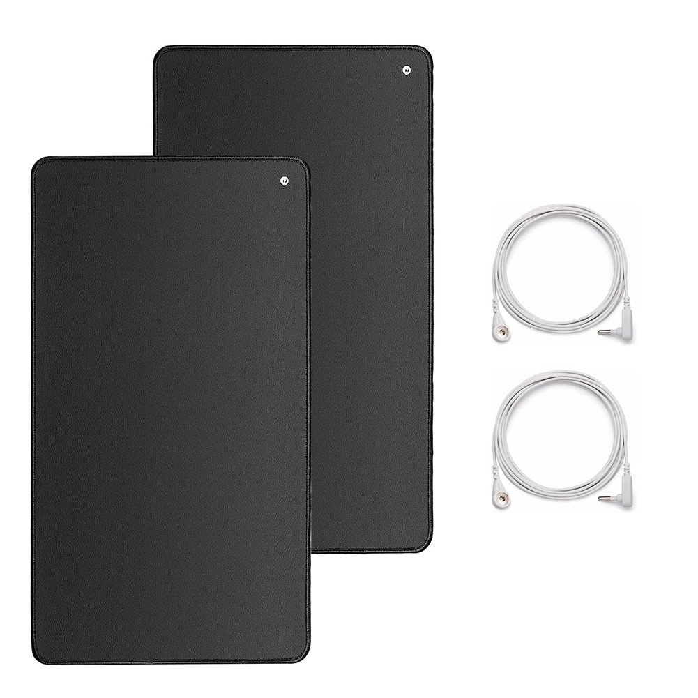 Grounding Mat Kit, 2 Pack Grounding Mat 10 X 26.7Inch, Grounding Pad with 25038