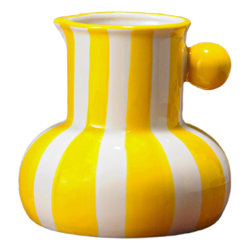 Plant Pots Table Decoration Flower Arrangement Floral Vase Yellow D3T89219