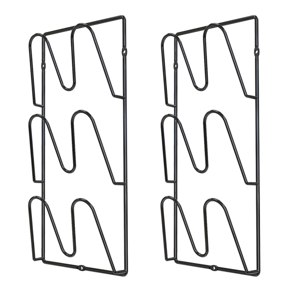 2-Pack Pot Lid Holders for Kitchen Cabinet - Wall-Mounted or Door-Mounted1039
