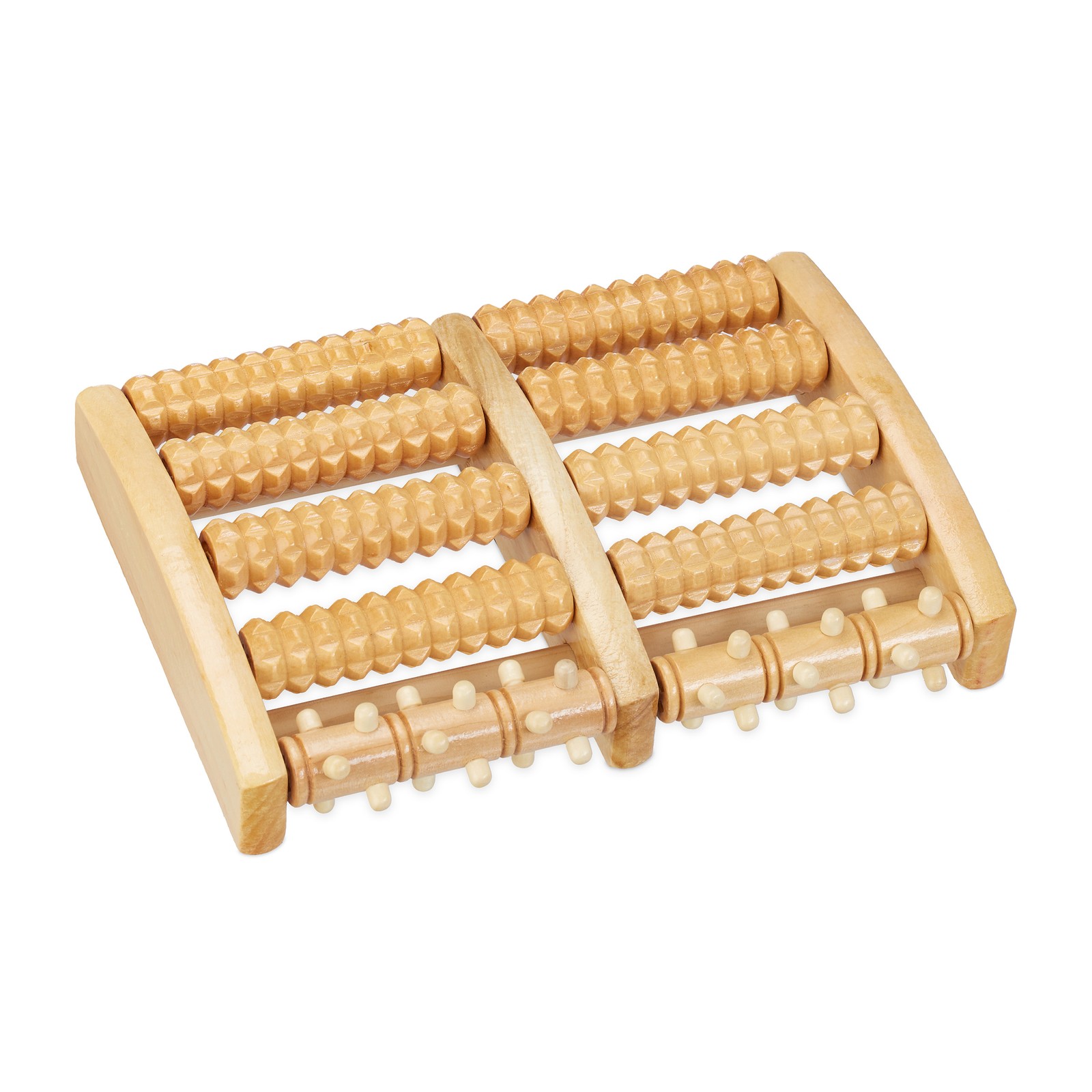 Wooden foot massager Reflexology Roller Compact Natural Wood Foot Massage Roller