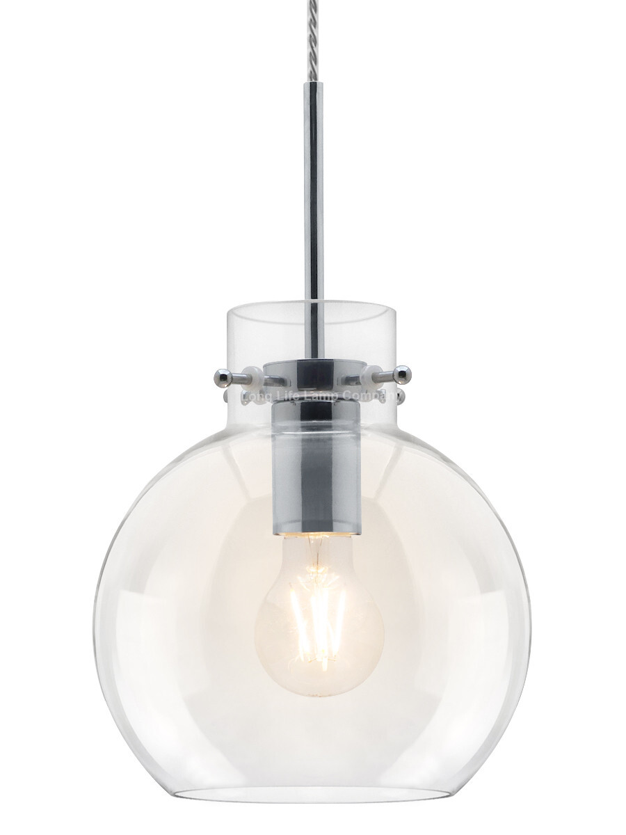 Modern Clear Glass Globe Ceiling Pendant Light Ball Lamp Shade H3132