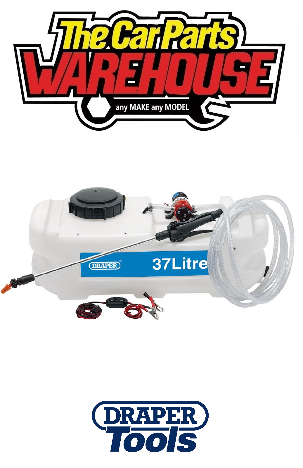 Draper Agricultural Quad ATV BIKE FARMERS SPOT SPRAYER TANK 37ltr 12v 34674 SS37